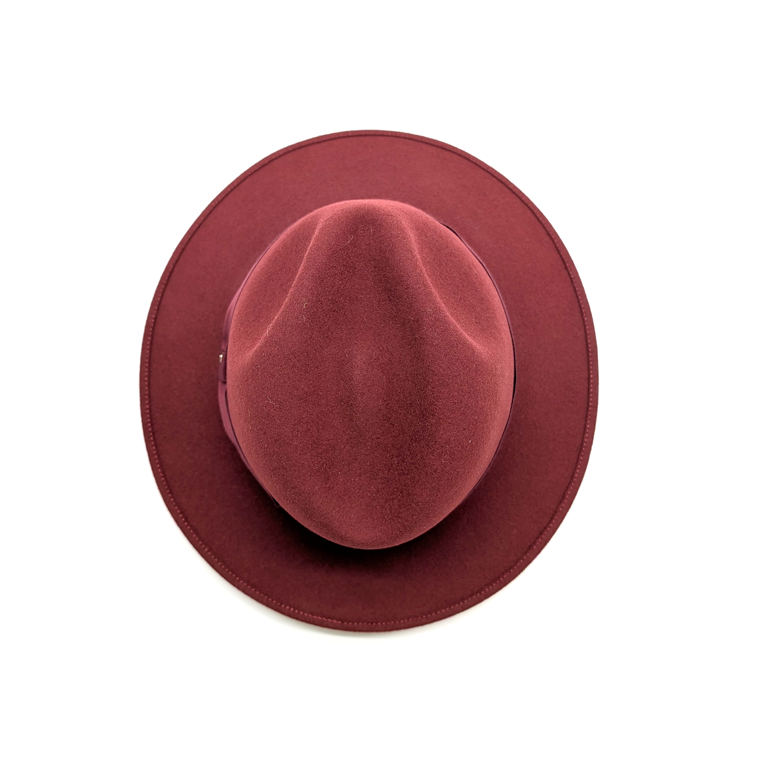 doria-1905-drop-cappello-in-feltro-di-lapin-rasato-rosso-pomodoro image 6