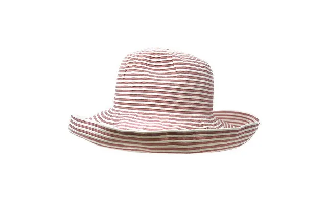 grevi-sylvia-cloche-gros-grain-a-righe-ripiegabile-estate image 1