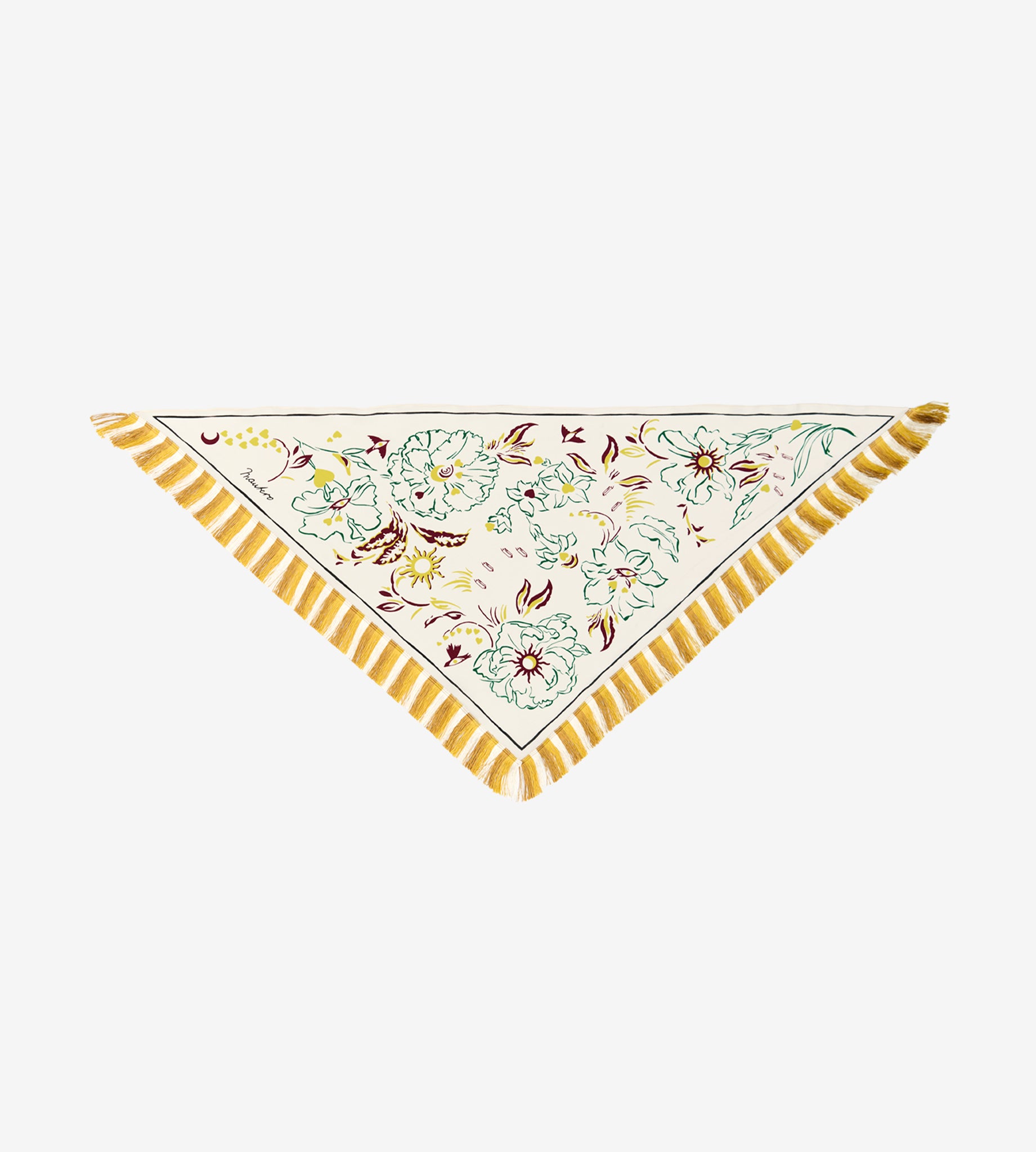 mantero-1902-crayon-kingdom-bandana-con-frange-68x68x96-cm image 2