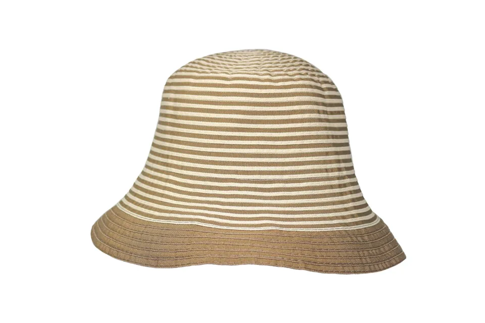grevi-dale-cloche-in-nastro-grosgrain-a-righe-ripiegabile image 1