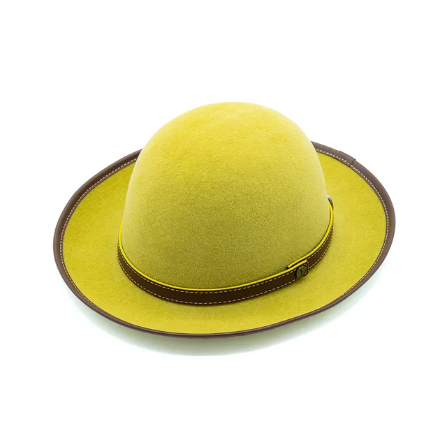 doria-1905-roller-cappello-arrotolabile-in-feltro-di-lapin-giallo image 1