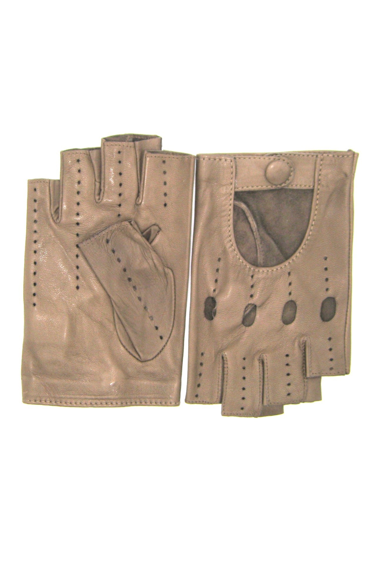 sermoneta-gloves-guanto-nappa-guida-mezze-dita-fango image 2