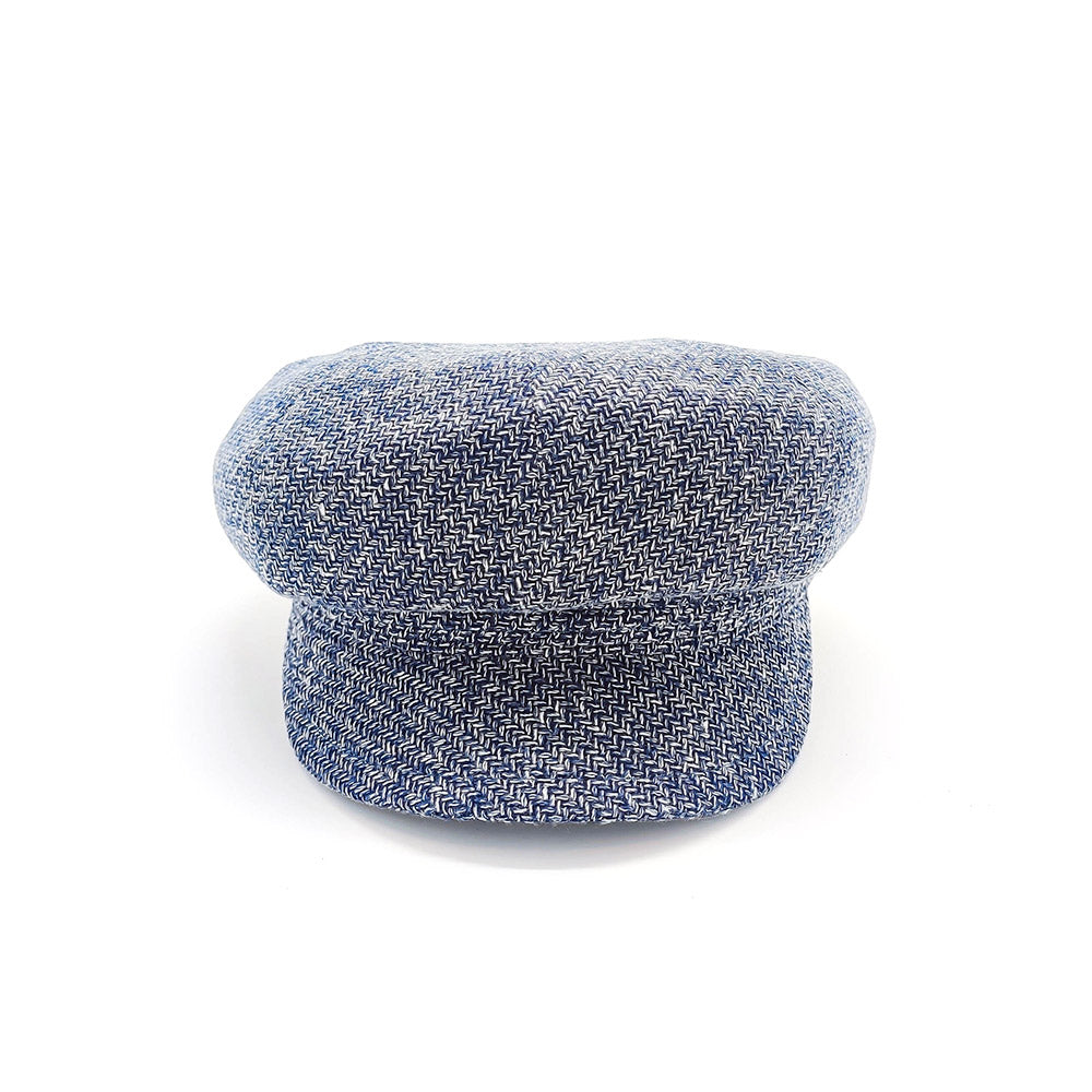 doria-1905-sailor-berretto-marinaio-donna-in-tweed-indaco image 3