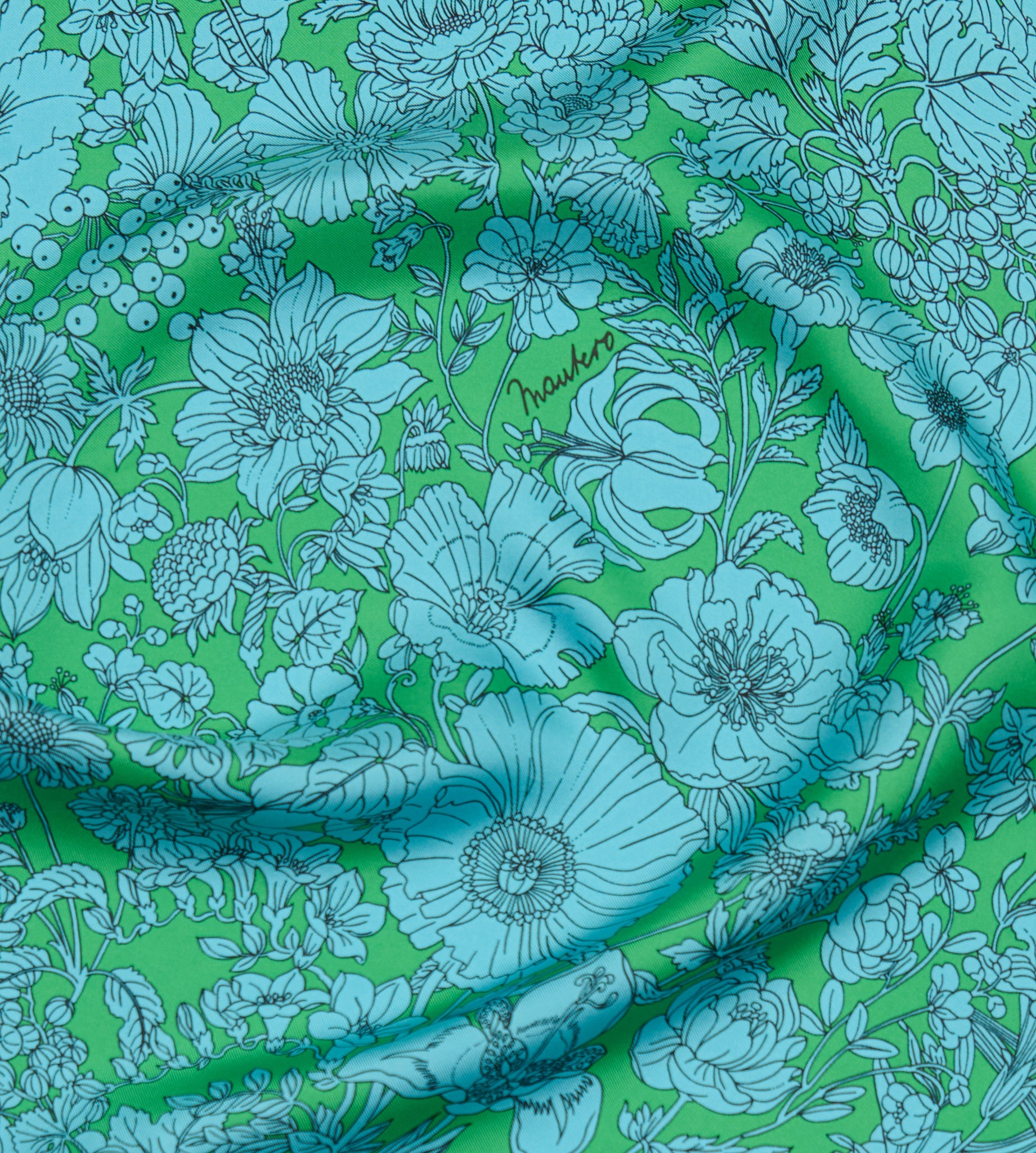 mantero-1902-midnight-fleur-carr-piccolo-70x70-cm-in-seta-orlo-a-mano-roulottage image 3