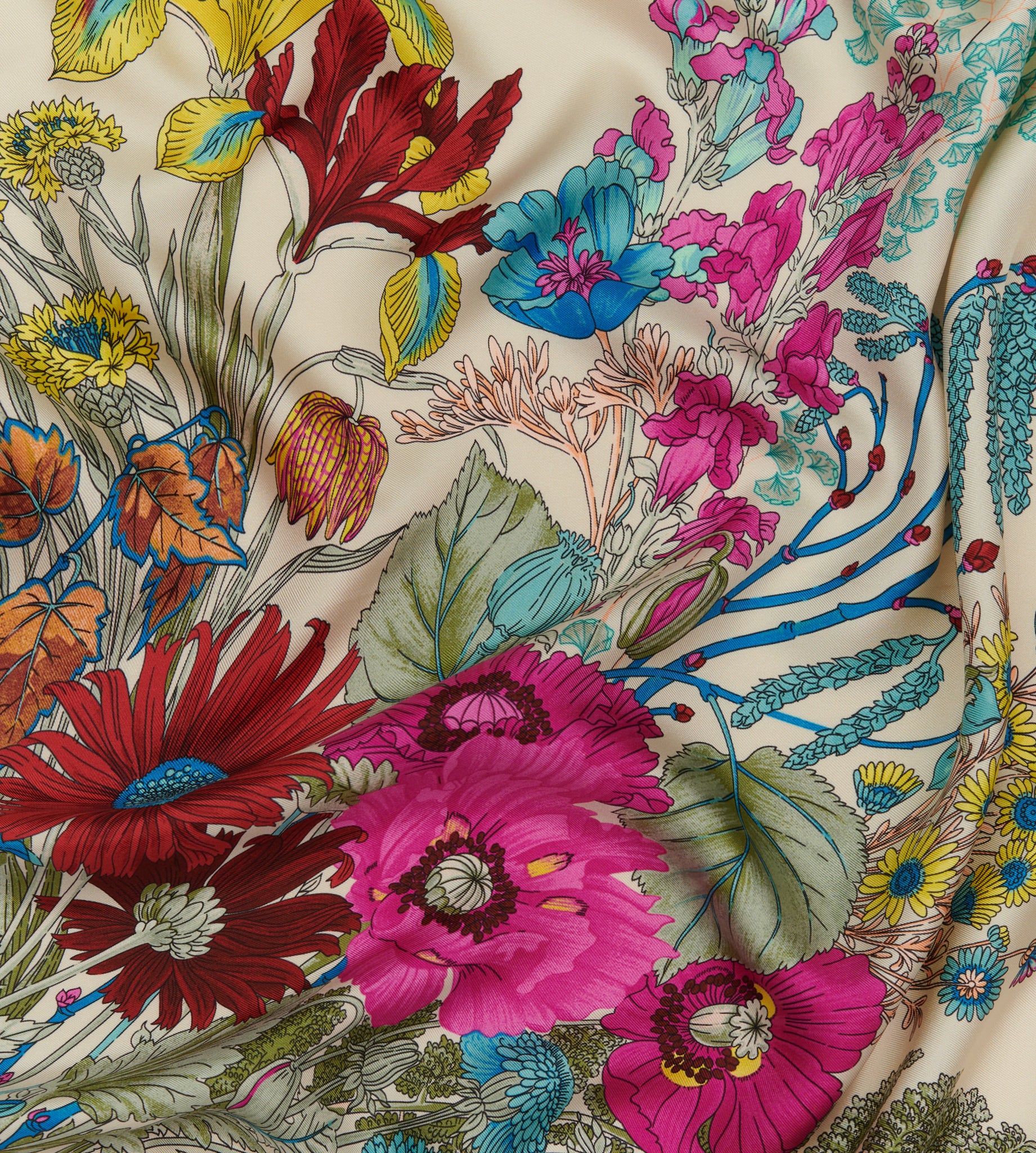mantero-1902-archivio-n-50-bouquet-classic-carr-90x90-cm image 3