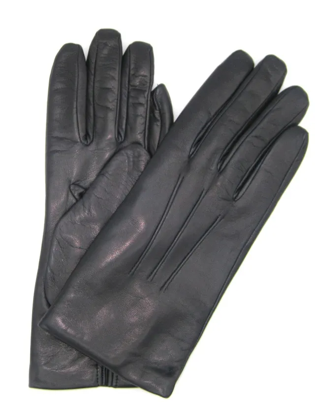 sermoneta-gloves-guanto-in-capretto-2bt-con-3-cordoni-foderato-cashmere-blu-navy image 1