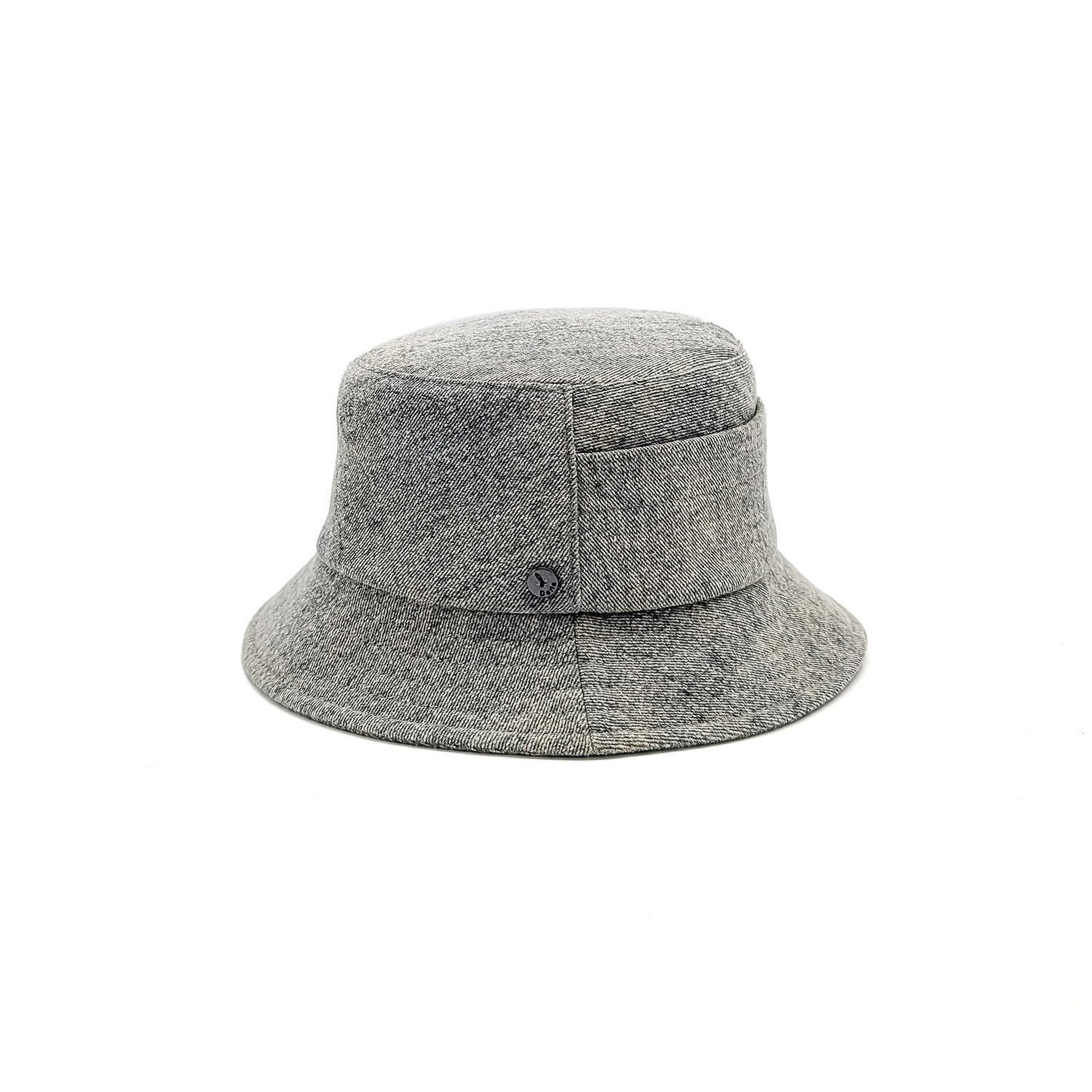 doria-1905-boris-cappello-bucket-denim-raw-olive image 1