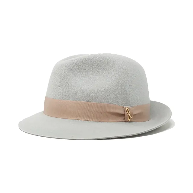 doria-1905-james-cappello-trilby-in-feltro-di-lapin-velour-bianco-perla image 1