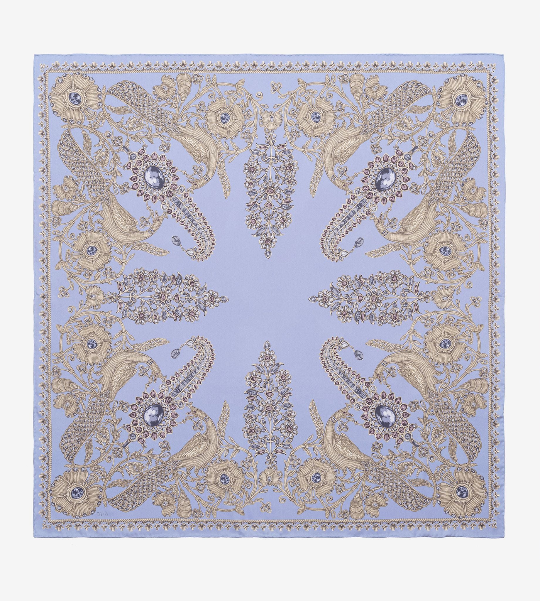 mantero-1902-archivio-n-56-maharaja-classic-carr-reverse-90x90-cm image 3