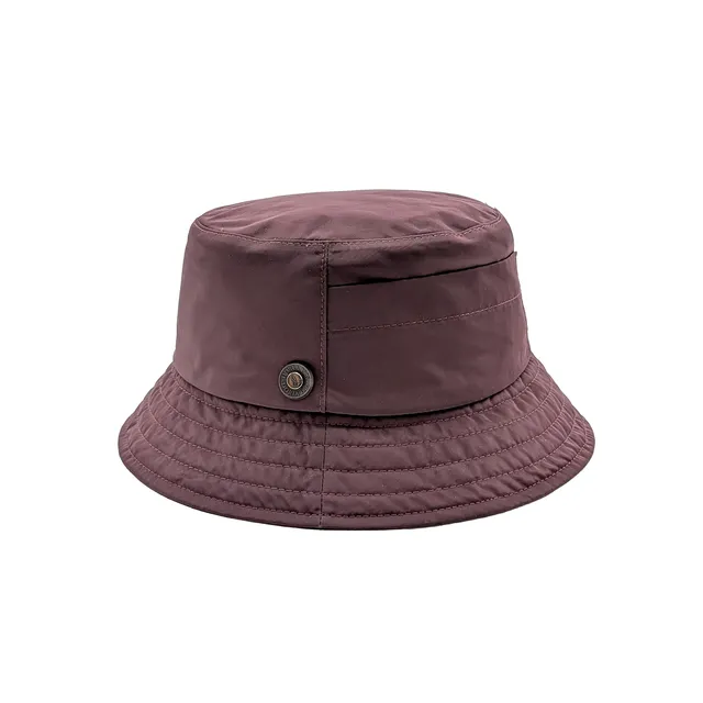 doria-1905-boris-berretto-bucket-impermeabile-negroamaro-piuma-d-oca image 1