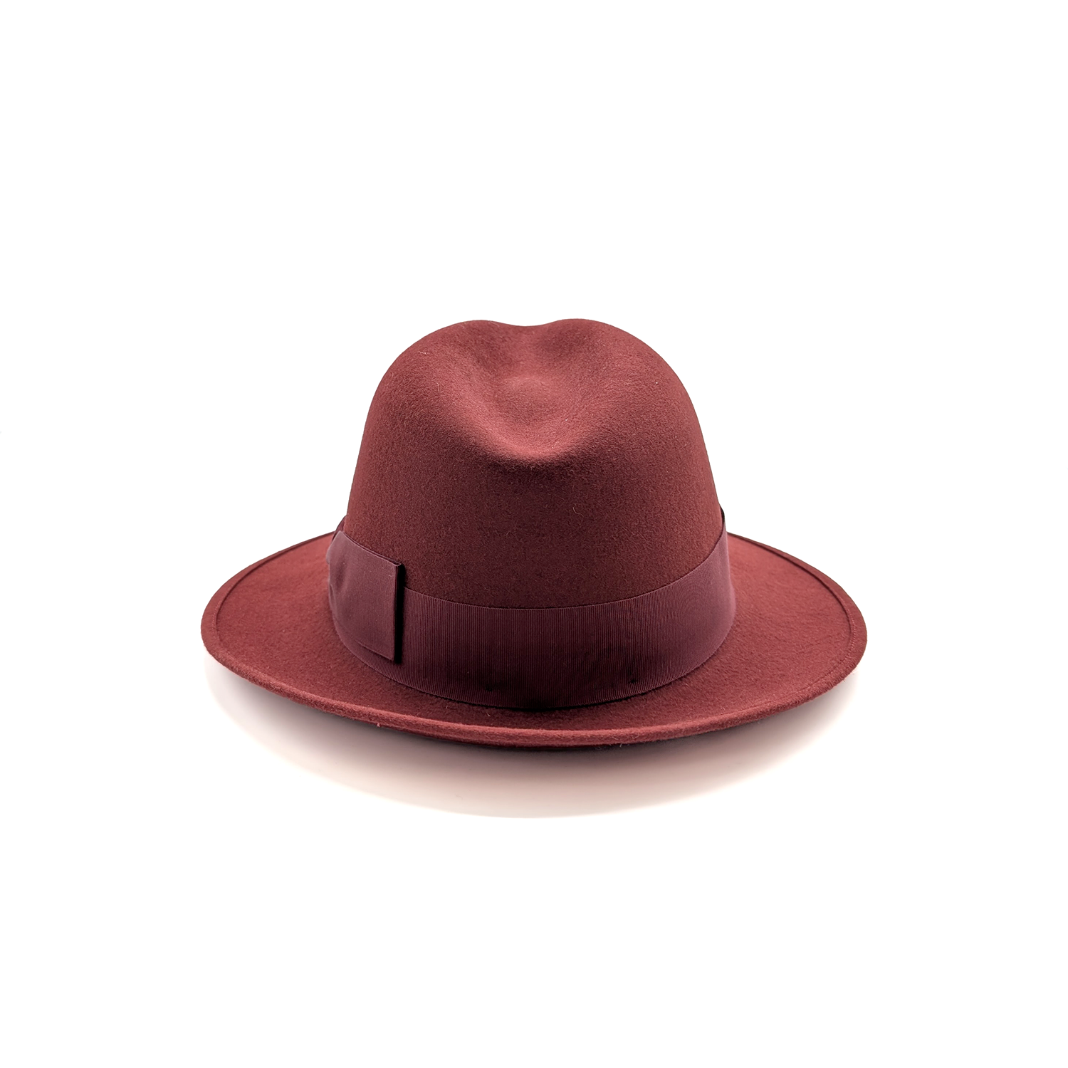doria-1905-drop-cappello-in-feltro-di-lapin-rasato-rosso-pomodoro image 5