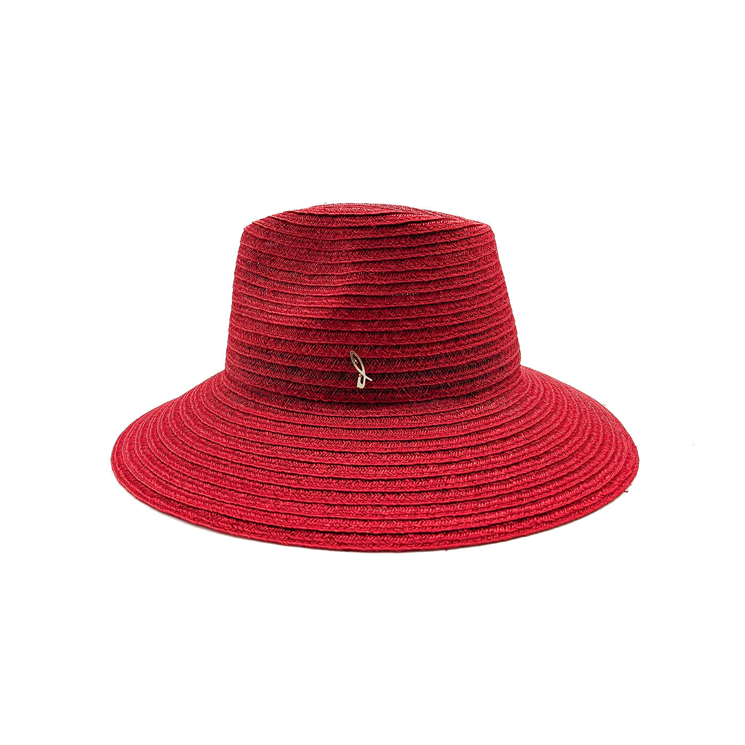 doria-1905-ernest-cappello-drop-a-tesa-larga-in-treccia-di-canapa-rosa-ortensia image 1