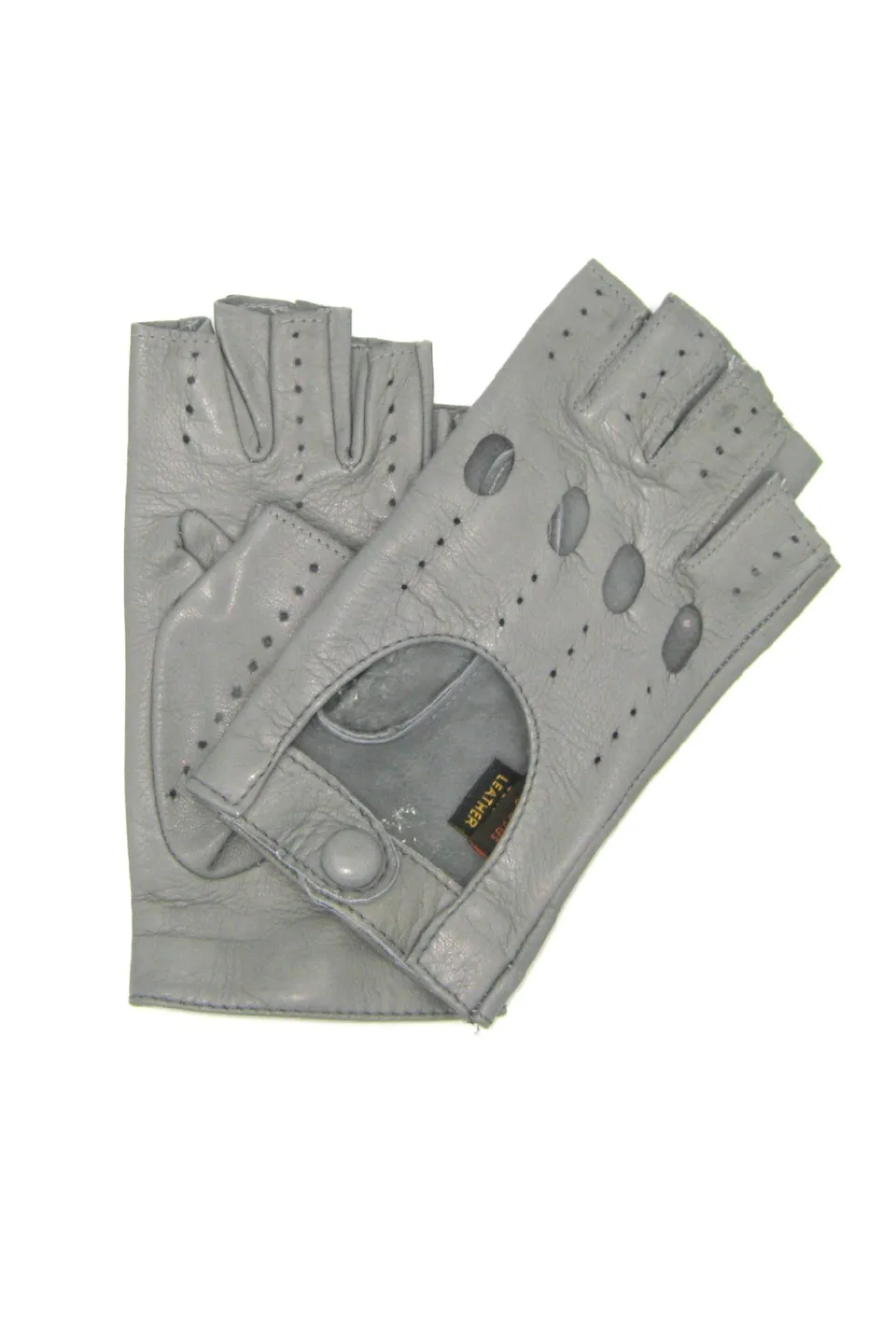 sermoneta-gloves-guanto-da-guida-sfoderato-1-2-dita-in-nappa-grigio-perla image 1