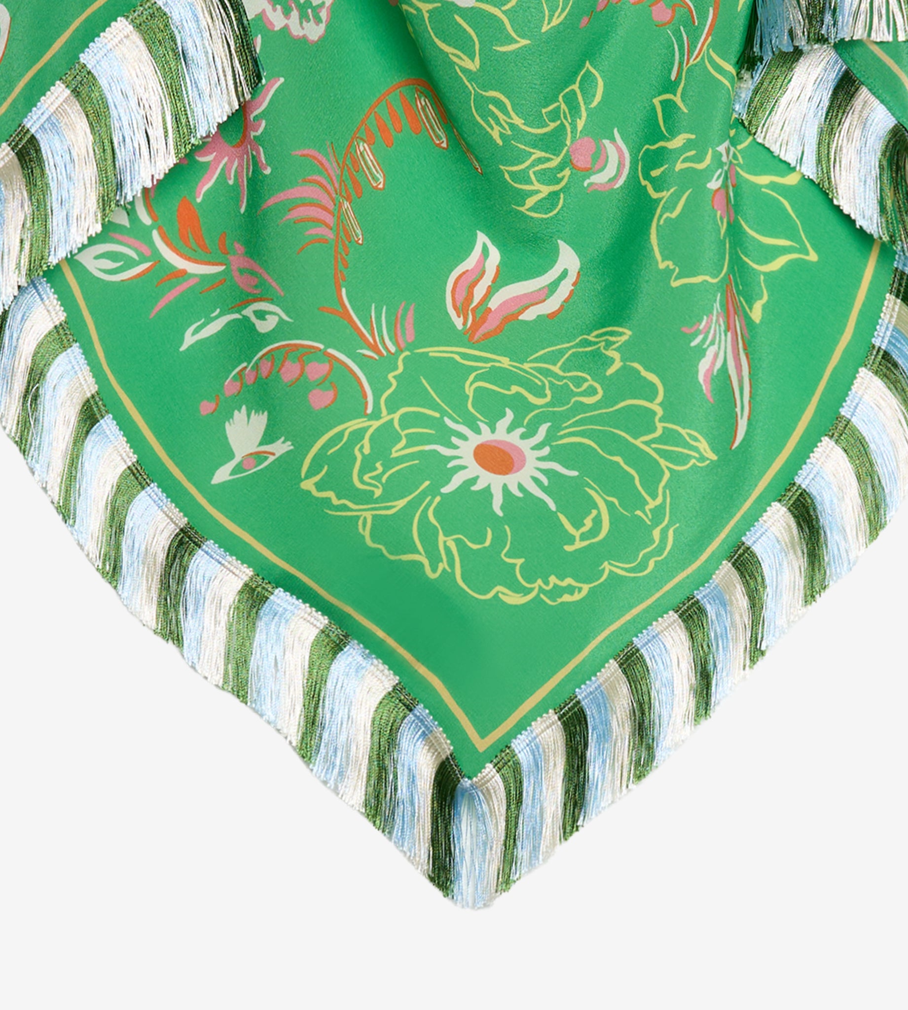 mantero-1902-crayon-kingdom-bandana-68x68x96-cm-con-frange image 2
