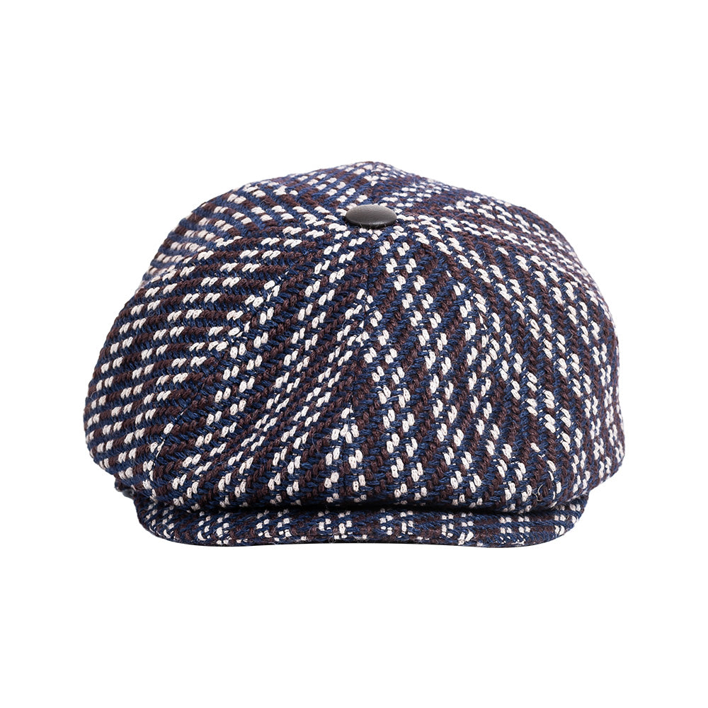 doria-1905-shelby-berretto-newsboy-cap-in-tweed-tartan image 2