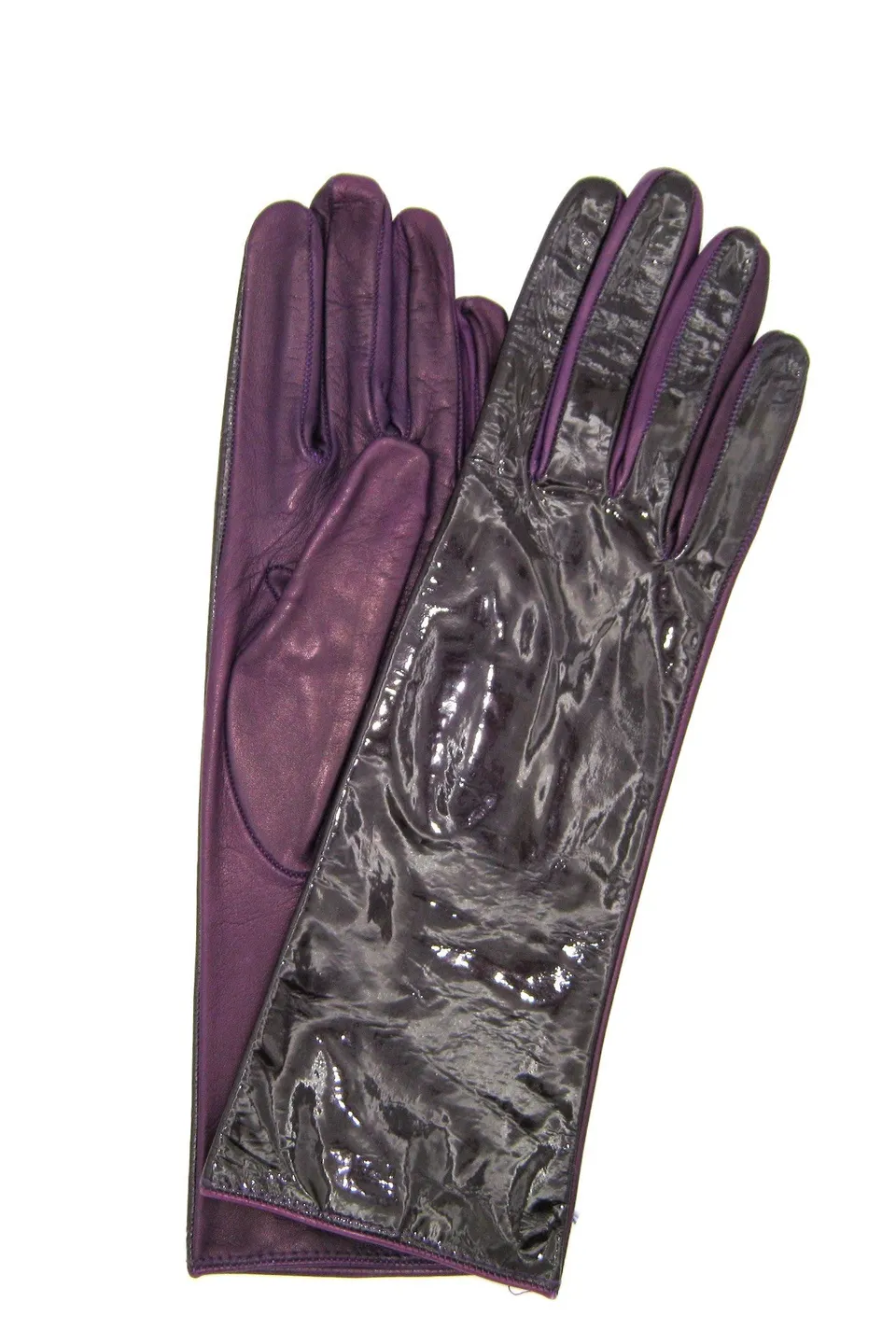 sermoneta-gloves-guanto-fashion-4bt-in-nappa-foderato-seta-con-dorso-in-vernice- image 1