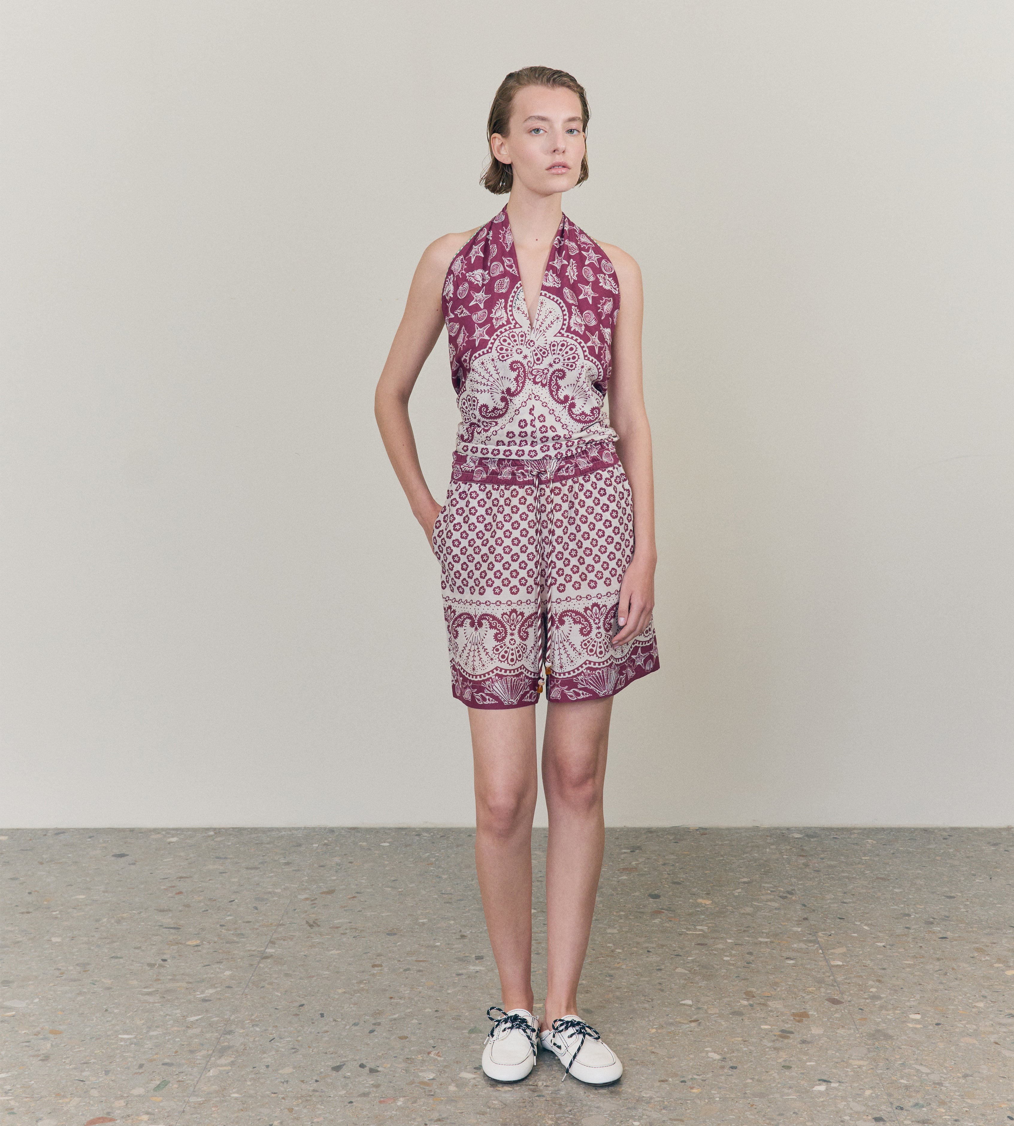 mantero-1902-ginny-bermuda-shorts-con-coulisse image 1