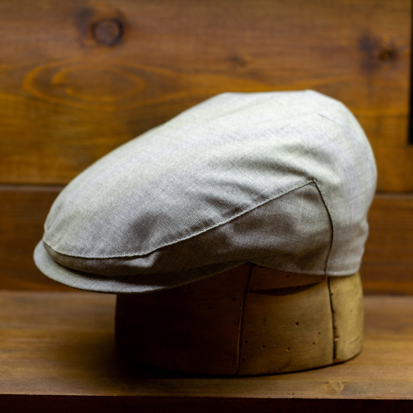 cappellificio-biellese-1935-county-cap-vbc-waterproof-greige image 2