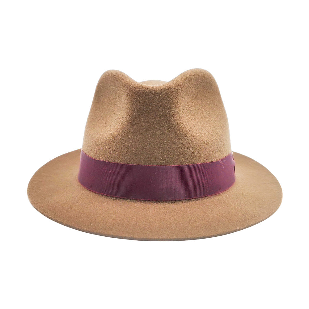 doria-1905-droplet-cappello-drop-ala-stretta-in-feltro-di-lana-havana image 2