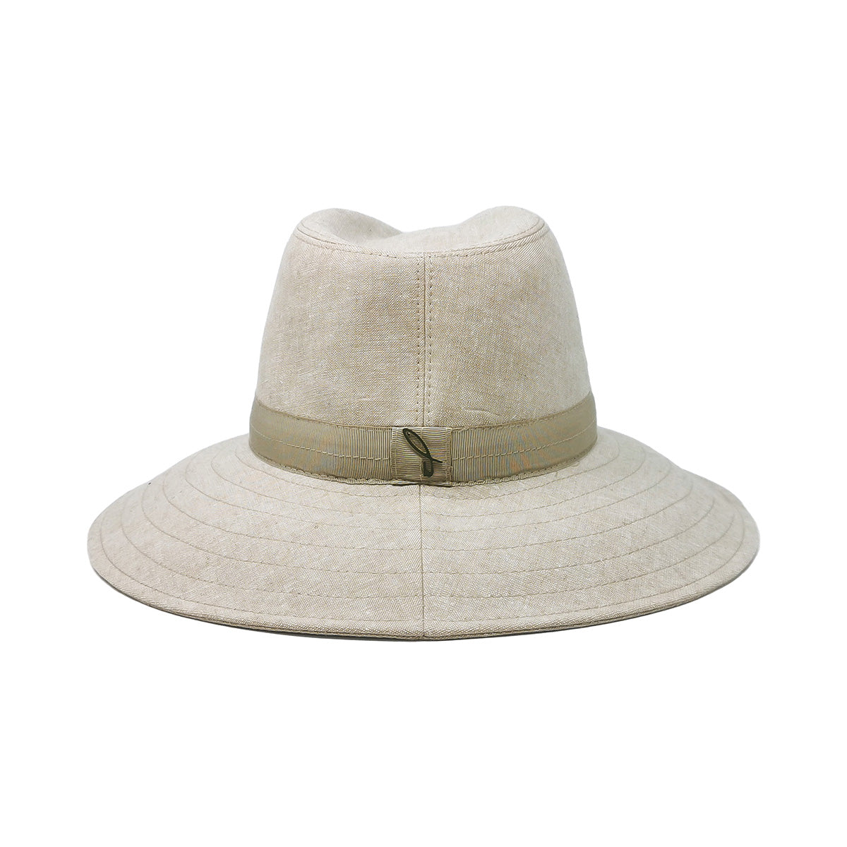 doria-1905-ingrid-cappello-drop-tesa-larga-in-cotone-sabbia image 3