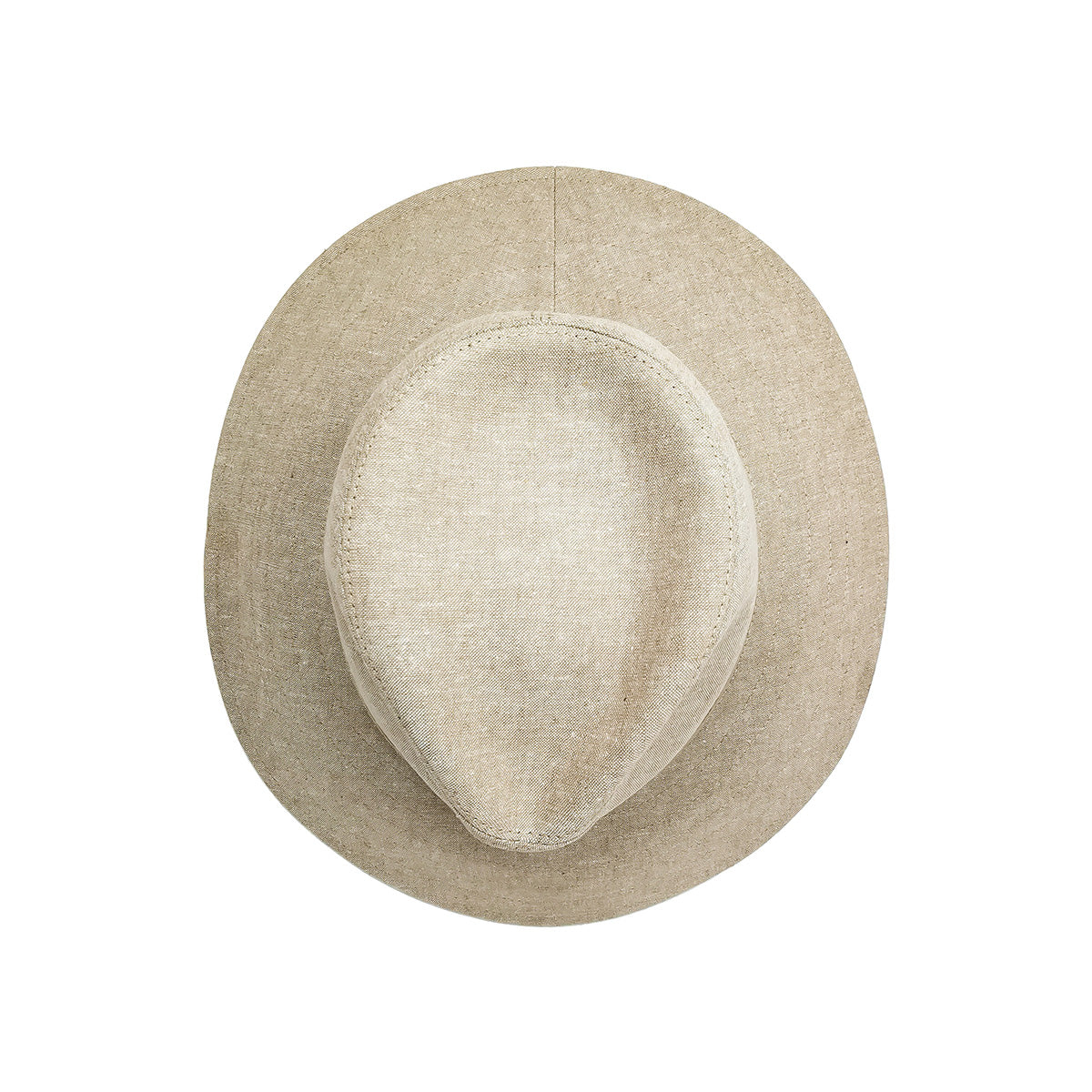 doria-1905-ingrid-cappello-drop-tesa-larga-in-cotone-sabbia image 4