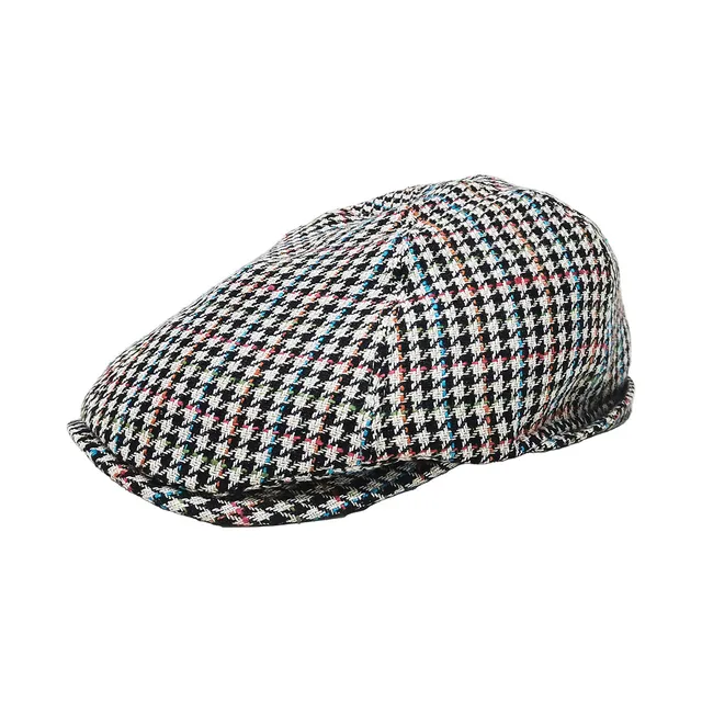 doria-1905-ed-berretto-duckbill-coppola-pied-de-poule-multicolore image 1