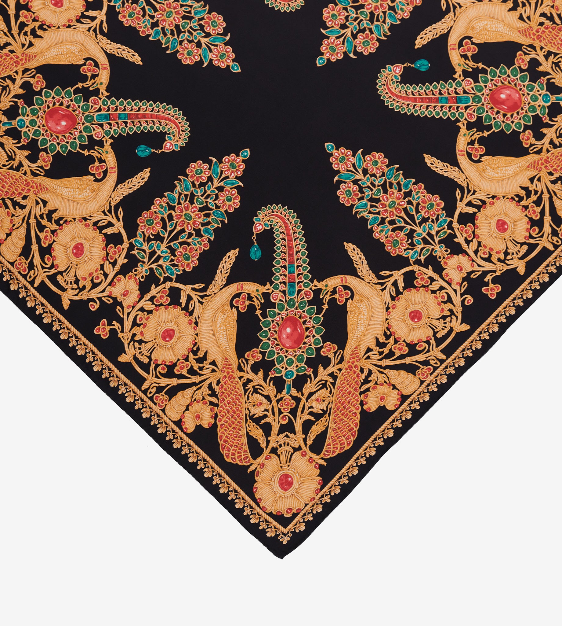mantero-1902-archivio-n-56-maharaja-foulard-classic-carr-reverse-90x90-cm image 4