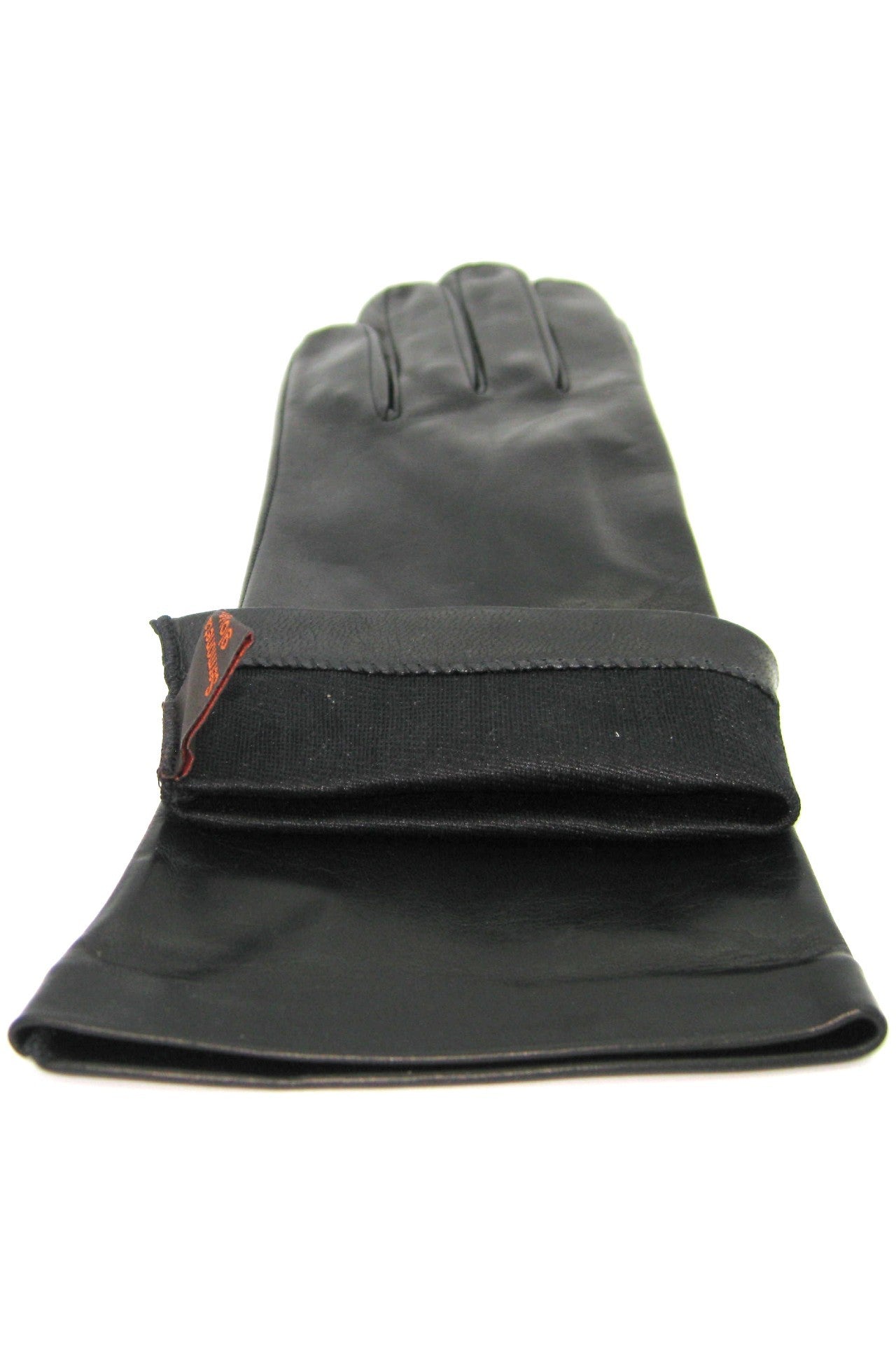 sermoneta-gloves-guanto-classico-donna-nappa-foderato-seta-4bt-nero image 4