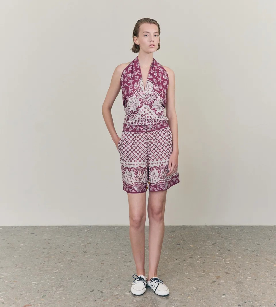 mantero-1902-ginny-bermuda-shorts-con-coulisse image 1