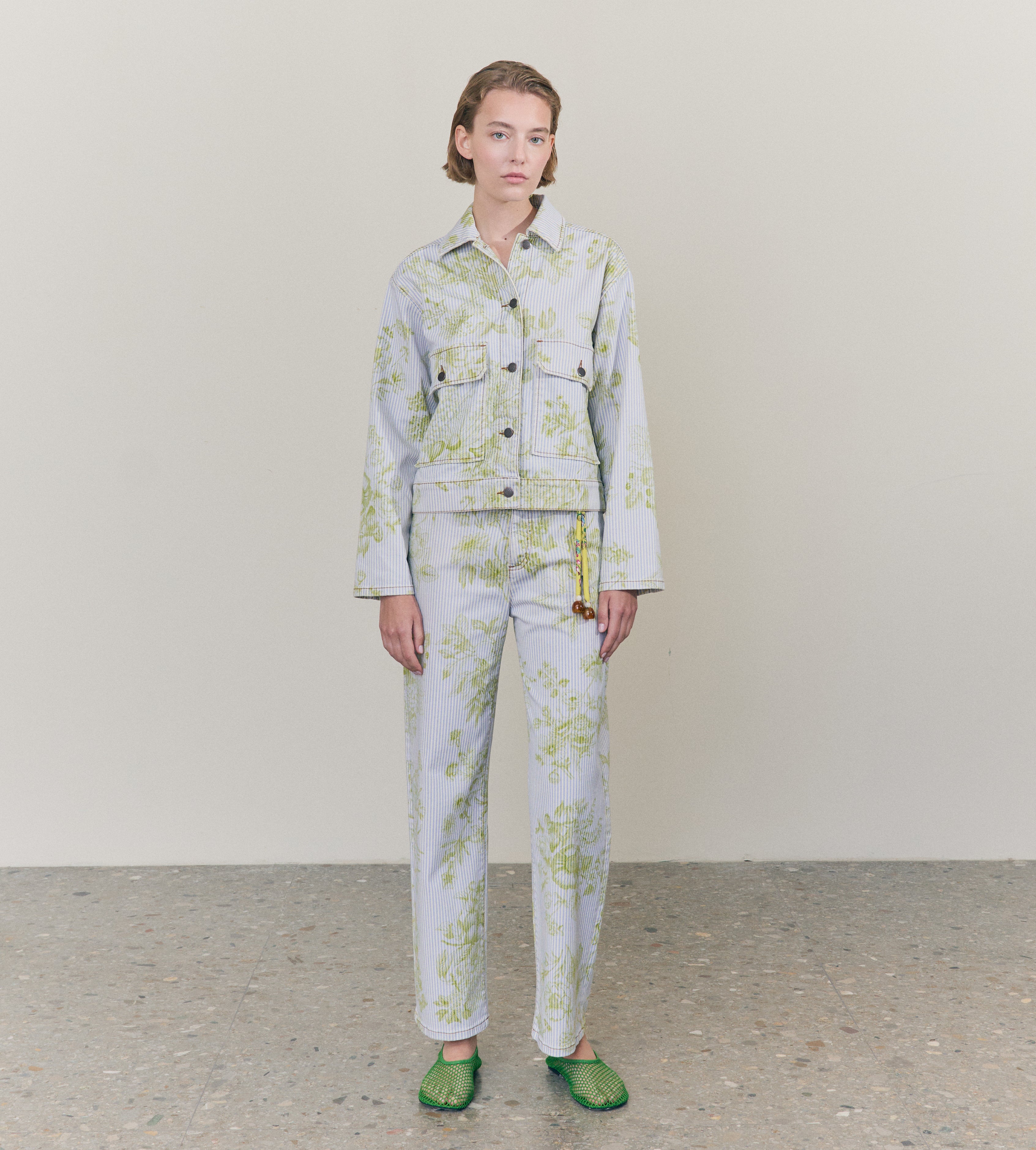 mantero-1902-anais-giacca-in-denim-stampato-corta-made-in-italy image 3