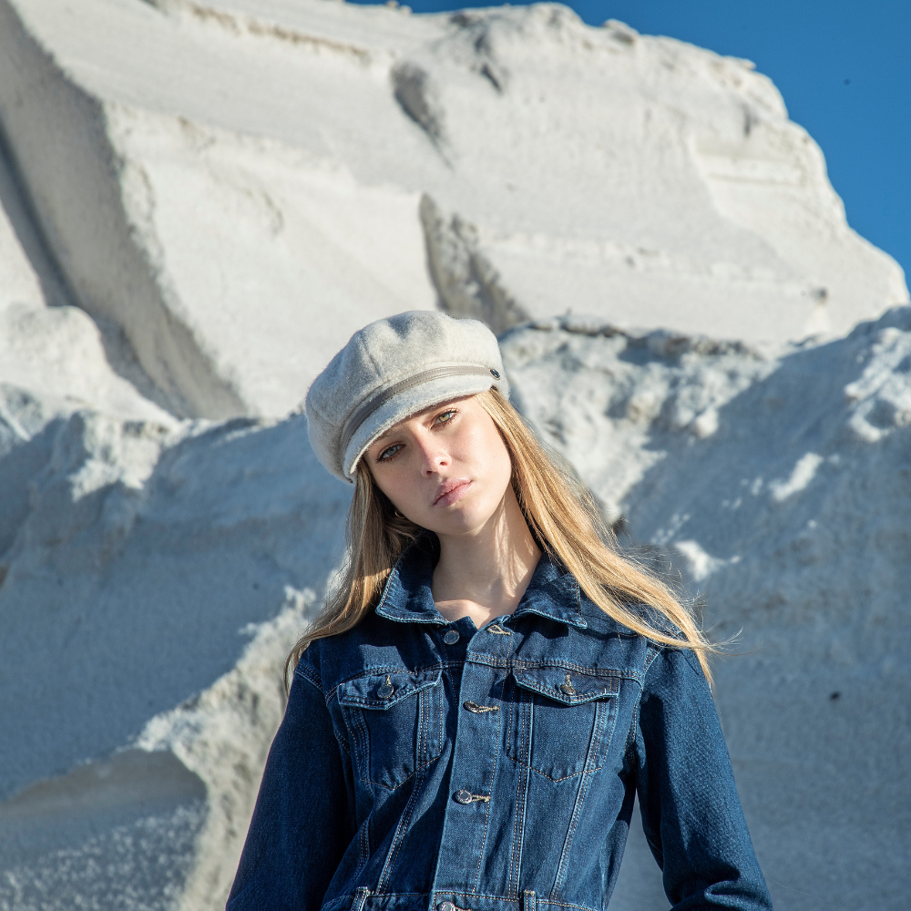 doria-1905-marinel-sailor-cap-in-wool-alpaca-cappuccino image 2