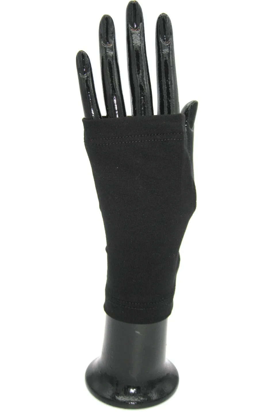 sermoneta-gloves-guanto-manicotto-in-cotone-nero image 1