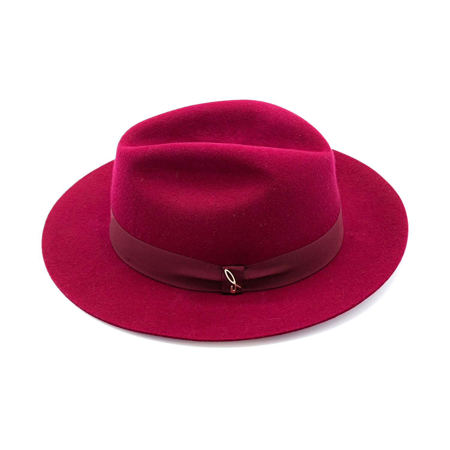 doria-1905-roberto-cappello-fedora-in-feltro-di-lana-rosso image 2