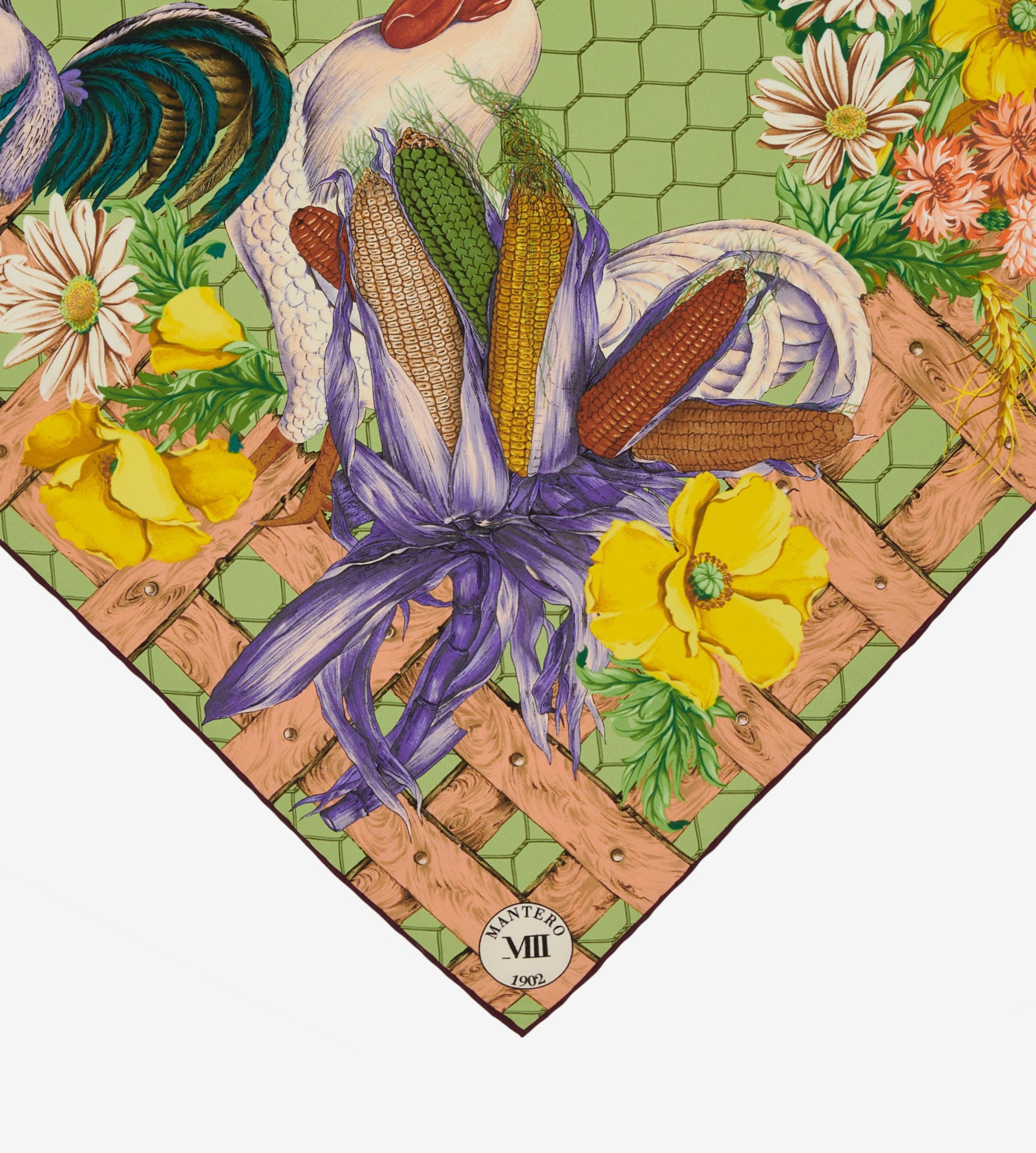 mantero-1902-archivio-n-44-il-gallo-classic-carr-90x90-cm image 3