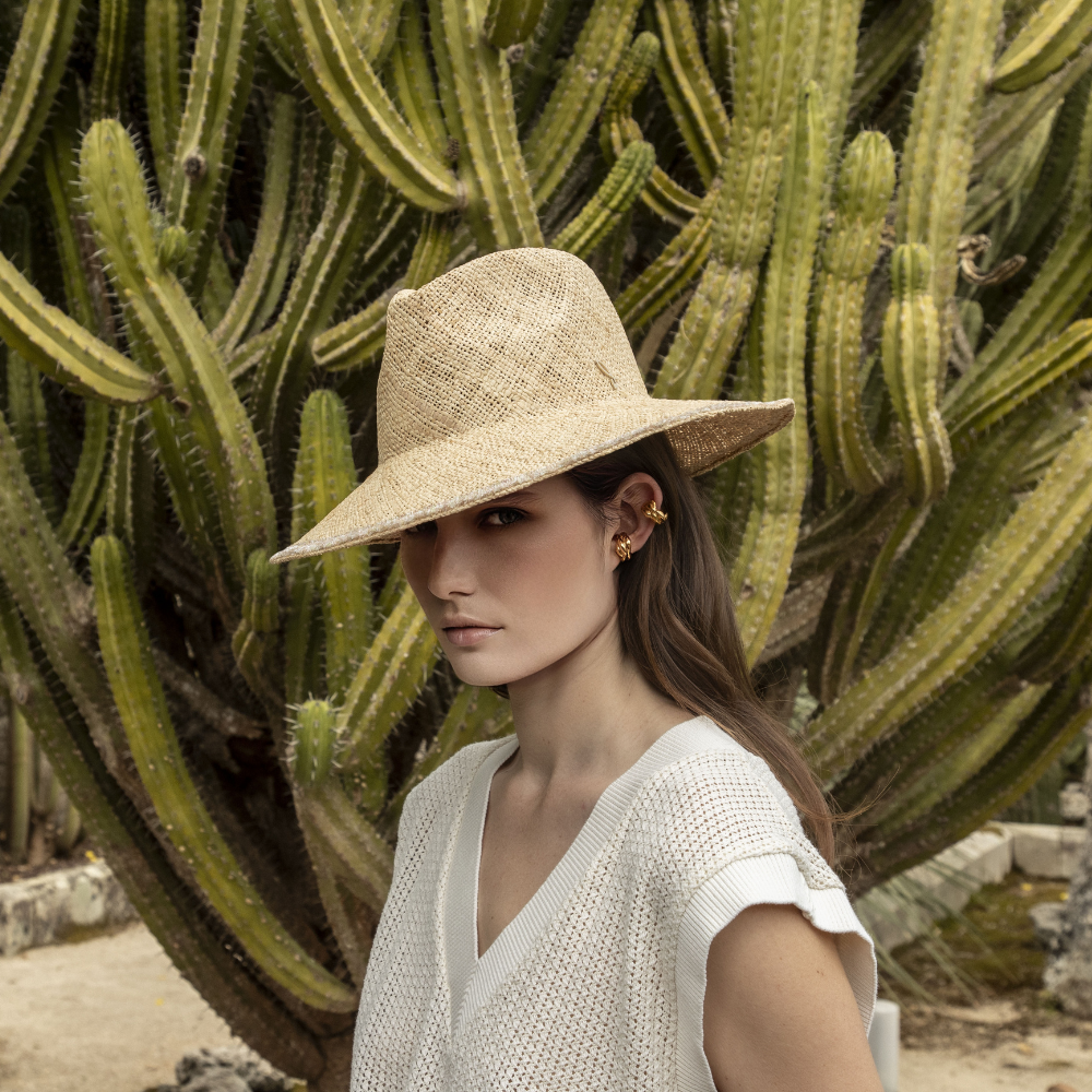 doria-1905-ernest-lace-cappello-drop-in-raffia-raw-a-tesa-larga image 2