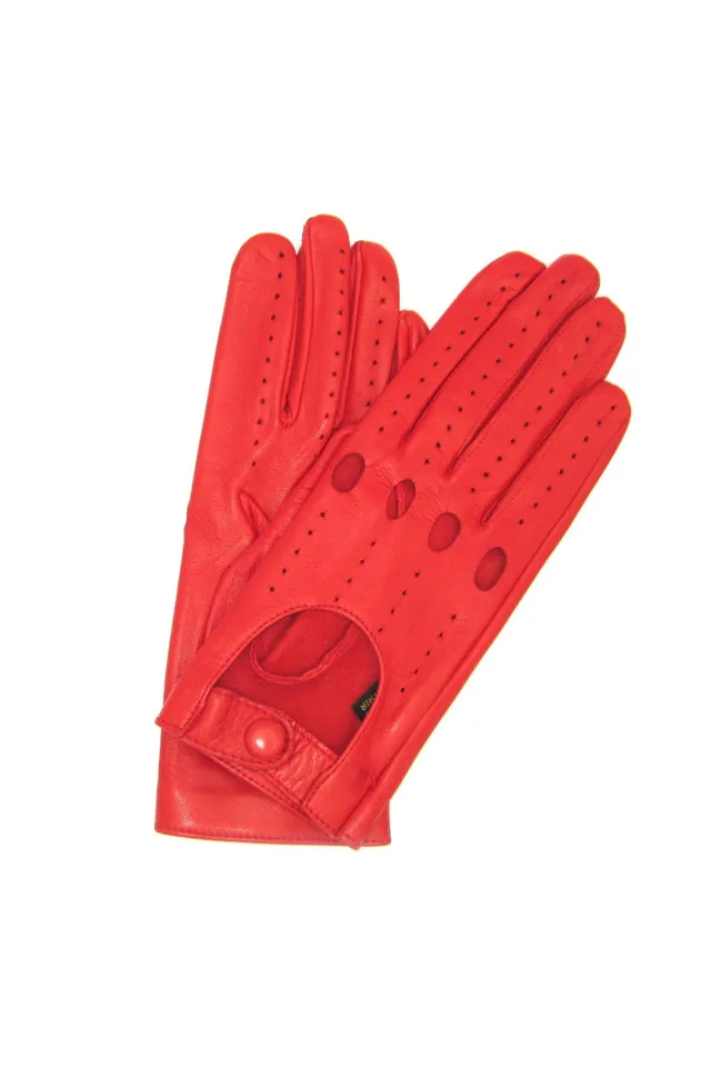 sermoneta-gloves-guanto-guida-sfoderato-dita-intere-rosso image 1