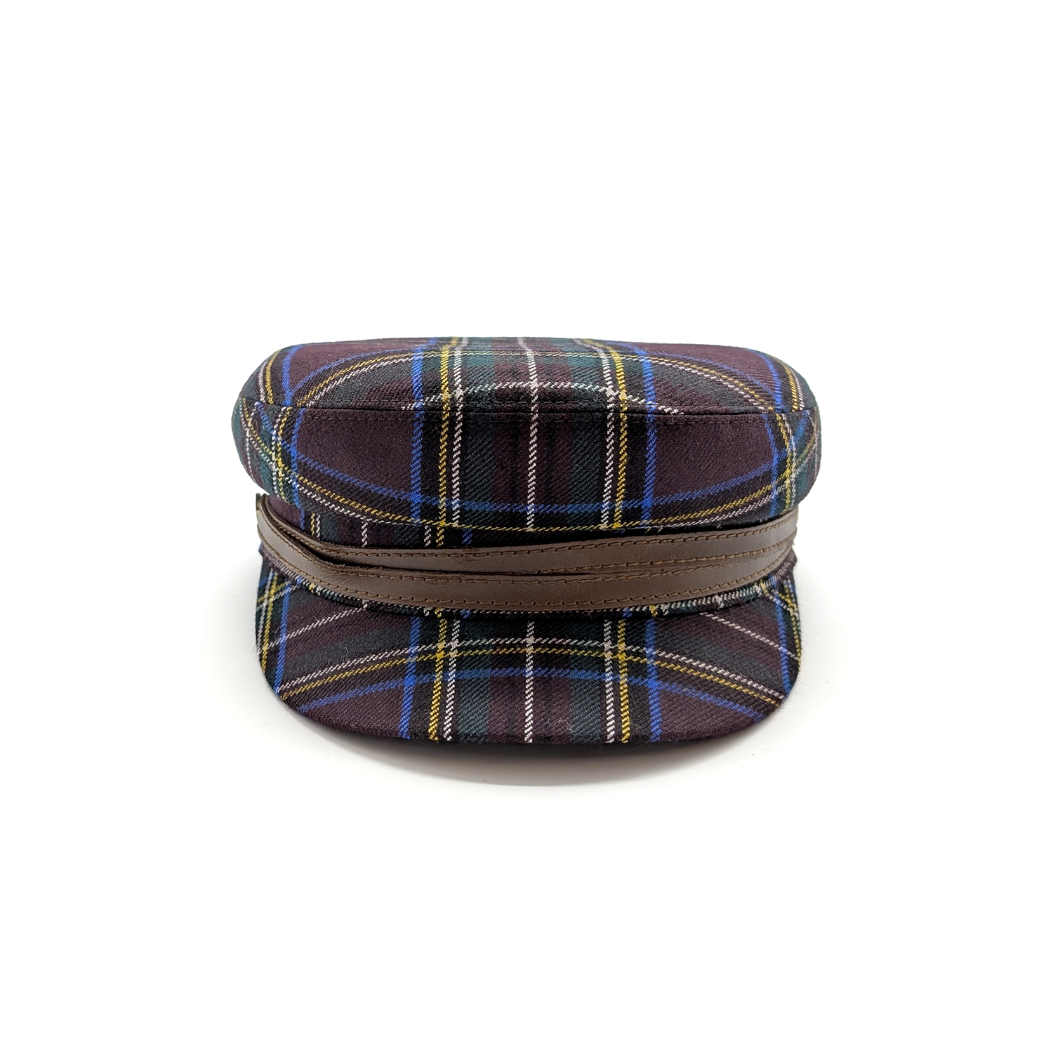 doria-1905-berretto-marinaio-sailor-in-tartan-burgundy-verde image 4