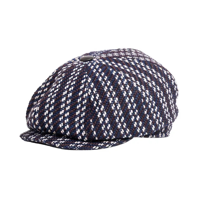 doria-1905-shelby-berretto-newsboy-cap-in-tweed-tartan image 1
