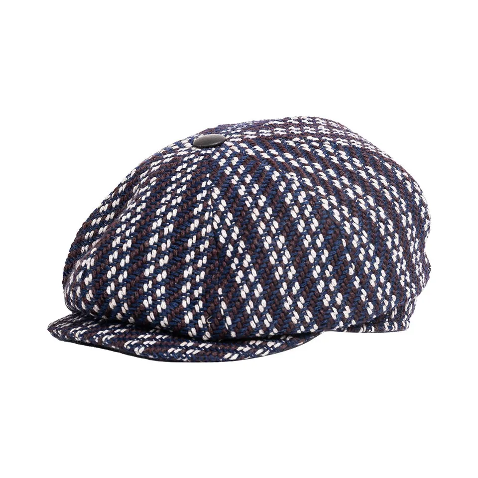 doria-1905-shelby-berretto-newsboy-cap-in-tweed-tartan image 1