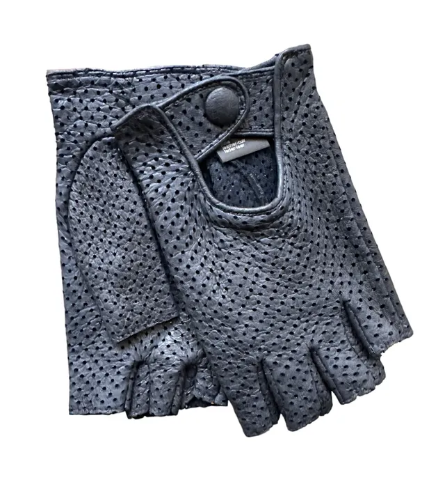 merola-gloves-guanti-in-pelle-pecary-cuciti-a-mano-traforati-senza-dita image 1