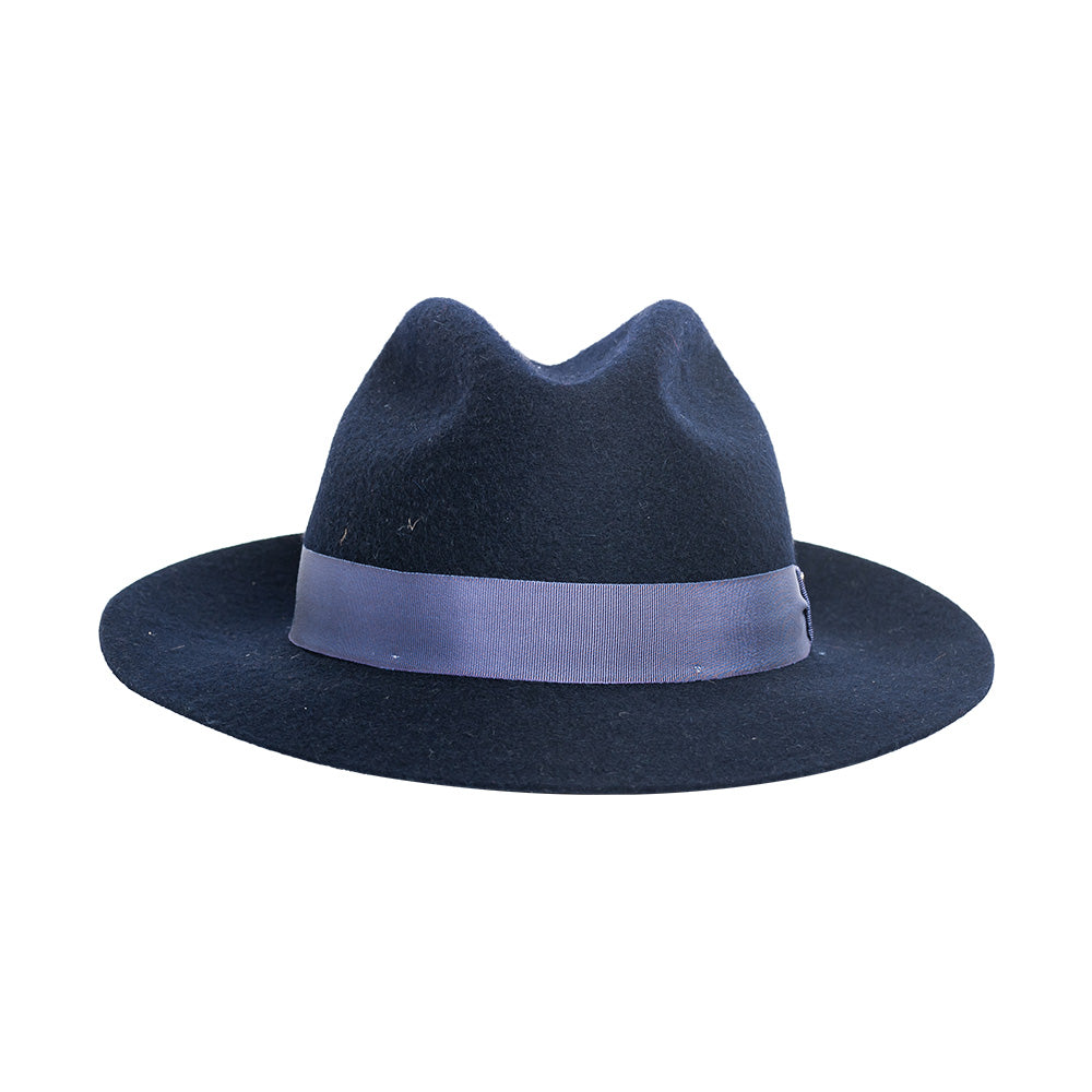 doria-1905-roberto-fedora-in-feltro-di-lana-blu-notte image 2