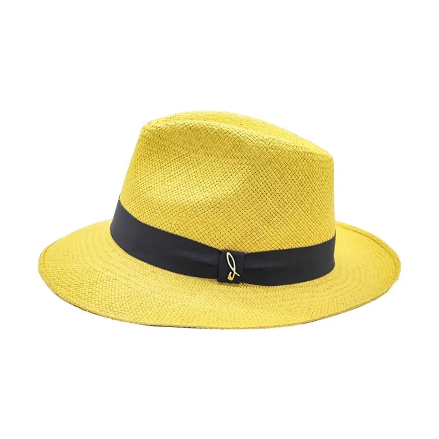 doria-1905-drop-panama-brisa-giallo-lime-tesa-larga image 1