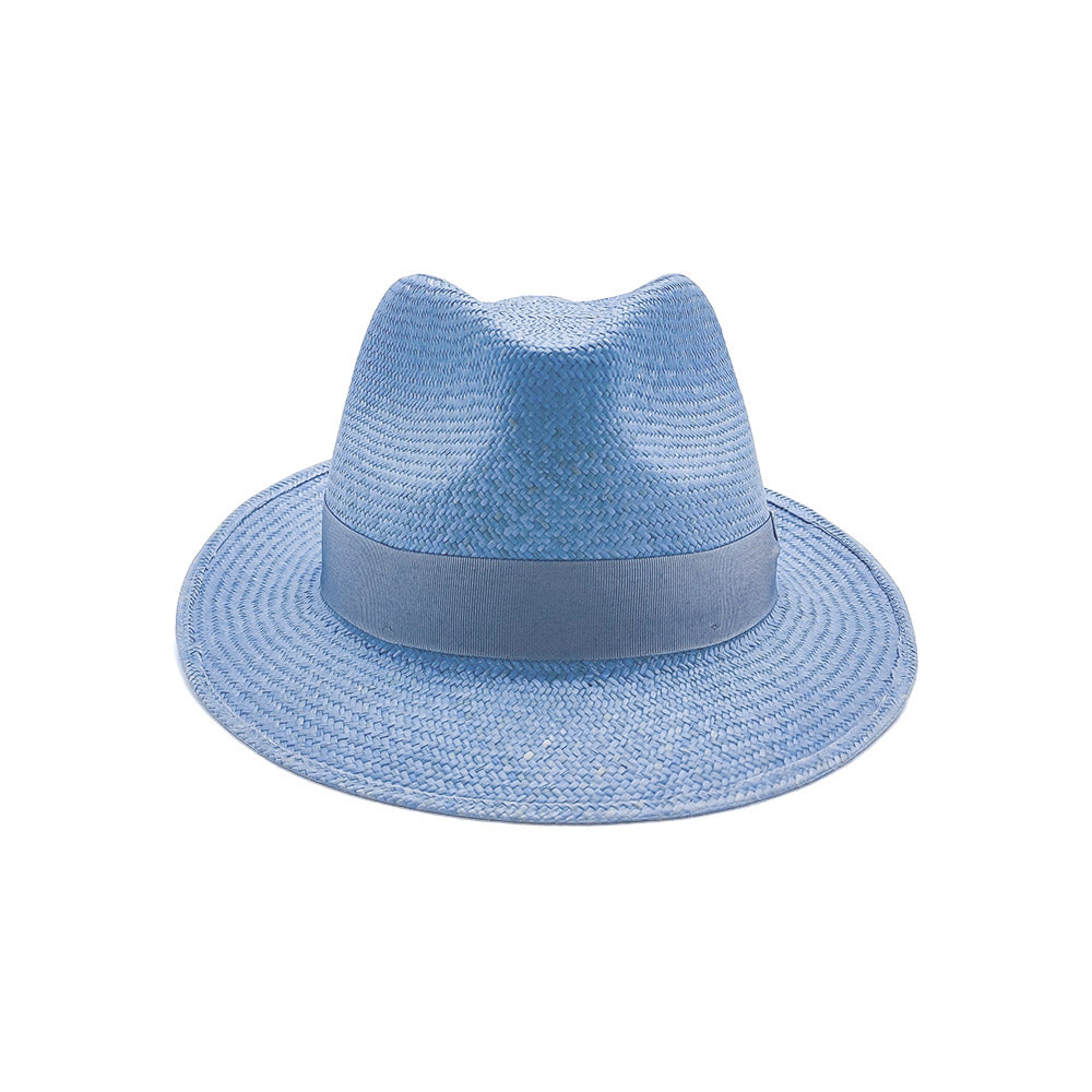 doria-1905-droplet-cappello-panama-tesa-piccola-azzurro-orizzonte image 3