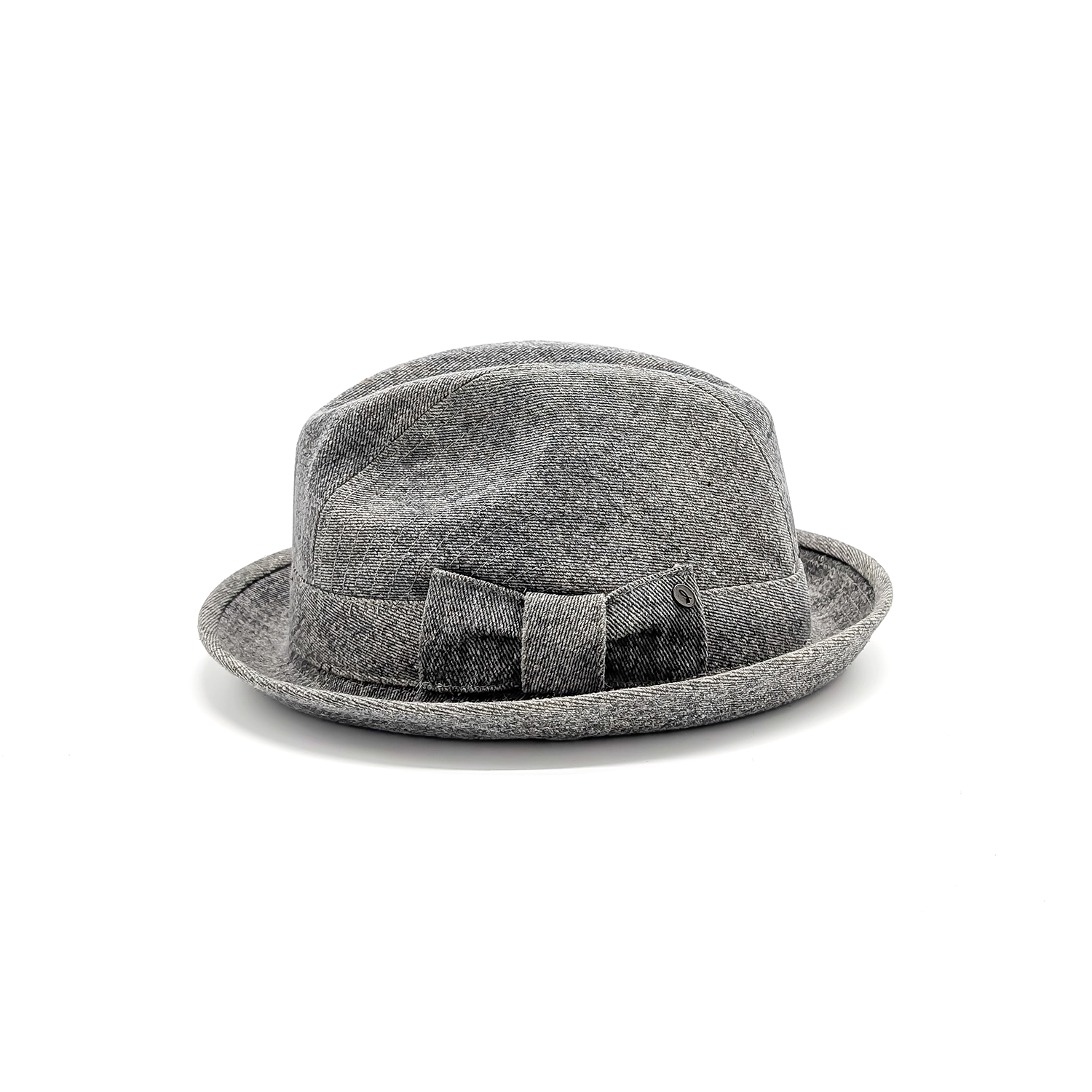 doria-1905-sabino-cappello-fedora-in-denim-raw-black image 6