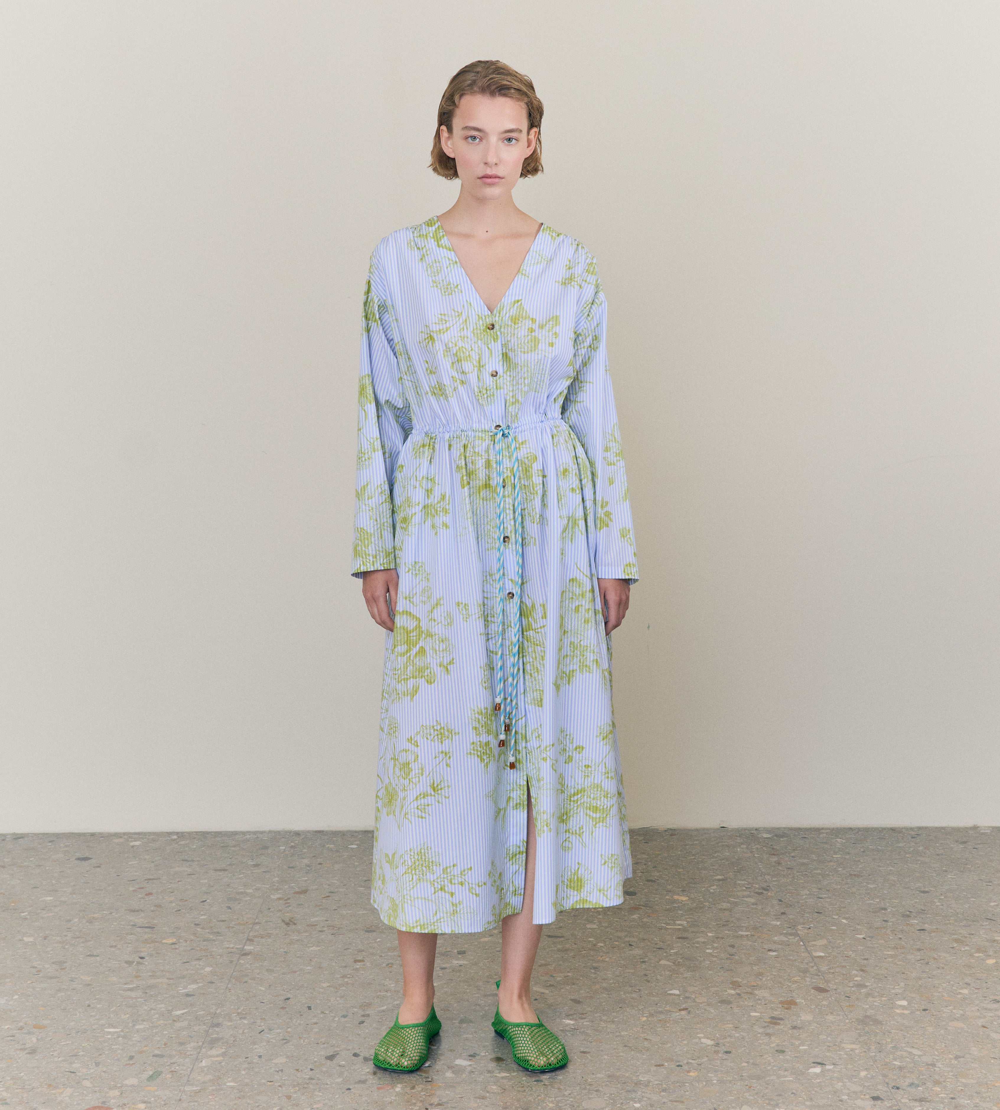 mantero-1902-camille-abito-caftano-maniche-lunghe-con-coulisse-made-in-italy image 3