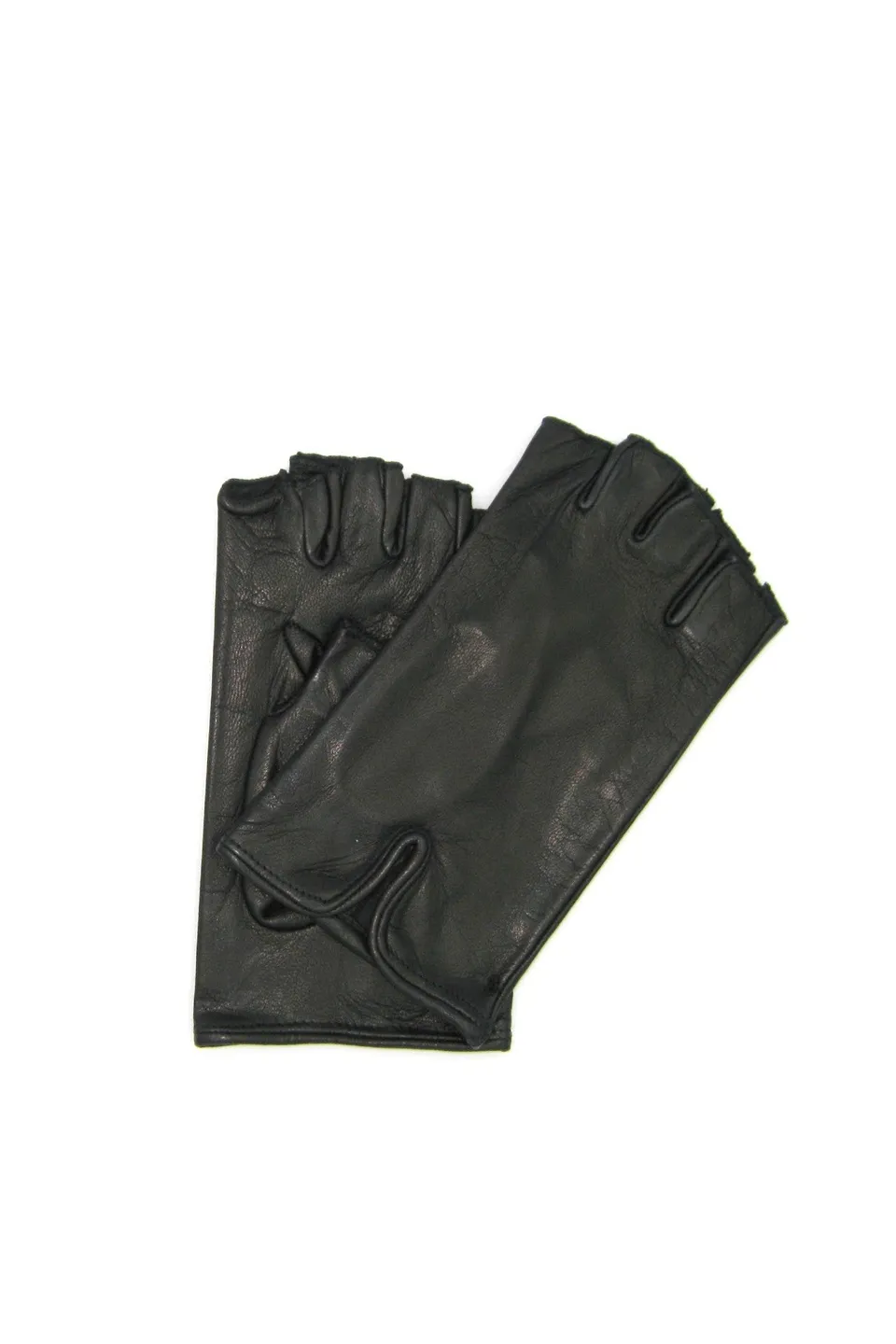 sermoneta-gloves-guanto-in-nappa-1-2-dita-foderato-seta-nero image 1