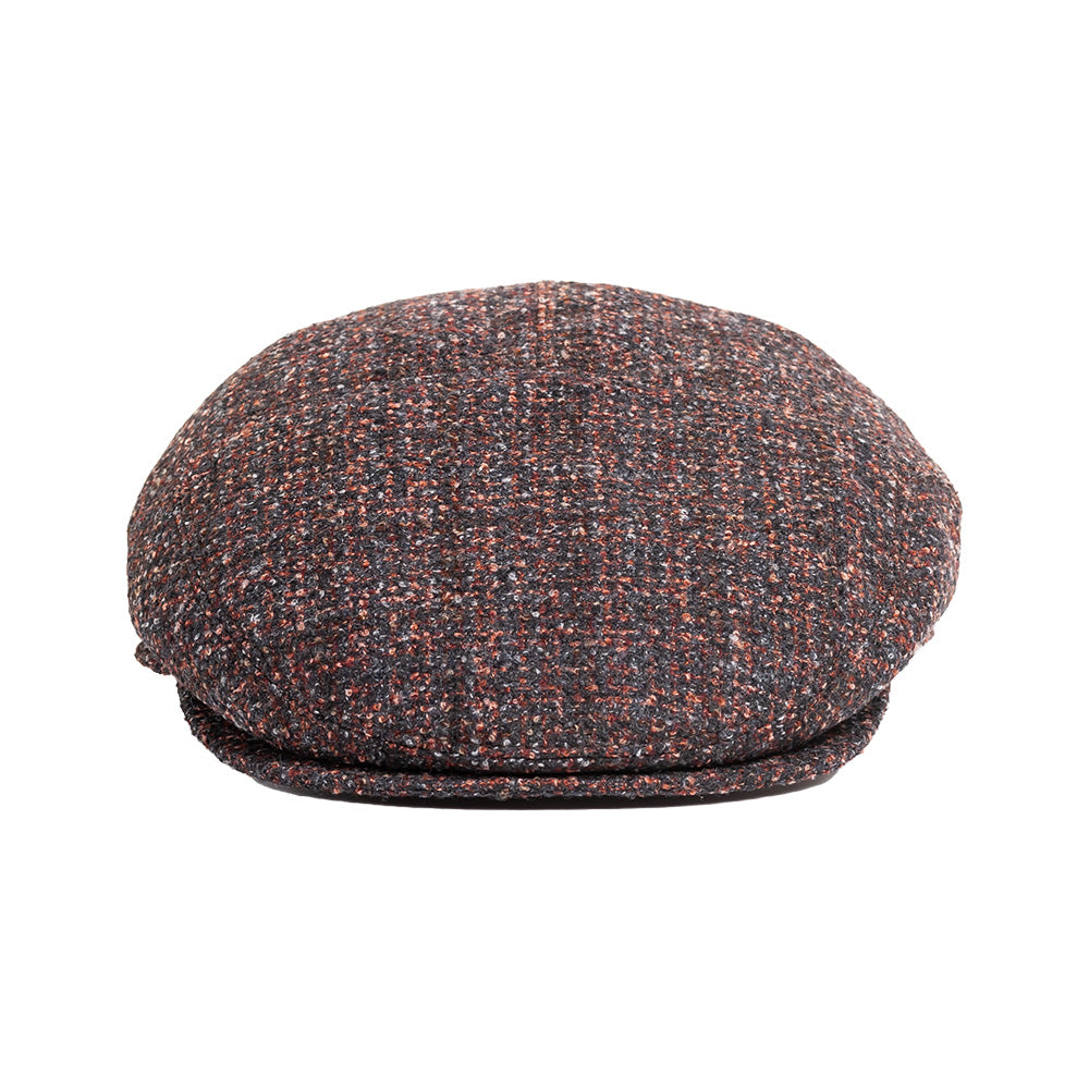 doria-1905-felix-berretto-sfilato-tweed-grigio-fumo-bauxite image 2