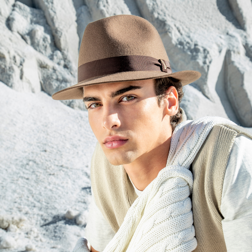 doria-1905-vittorio-cappello-fedora-in-feltro-di-lana-havana image 2