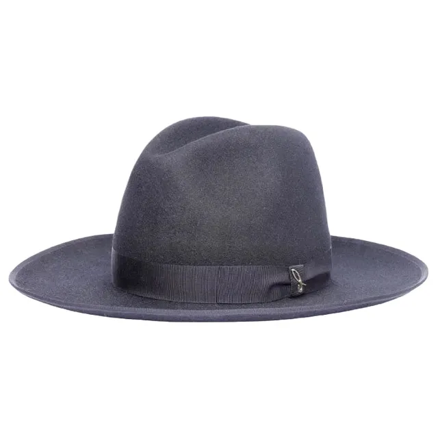 doria-1905-vittorio-fedora-feltro-lapin-rasato-grigio image 1