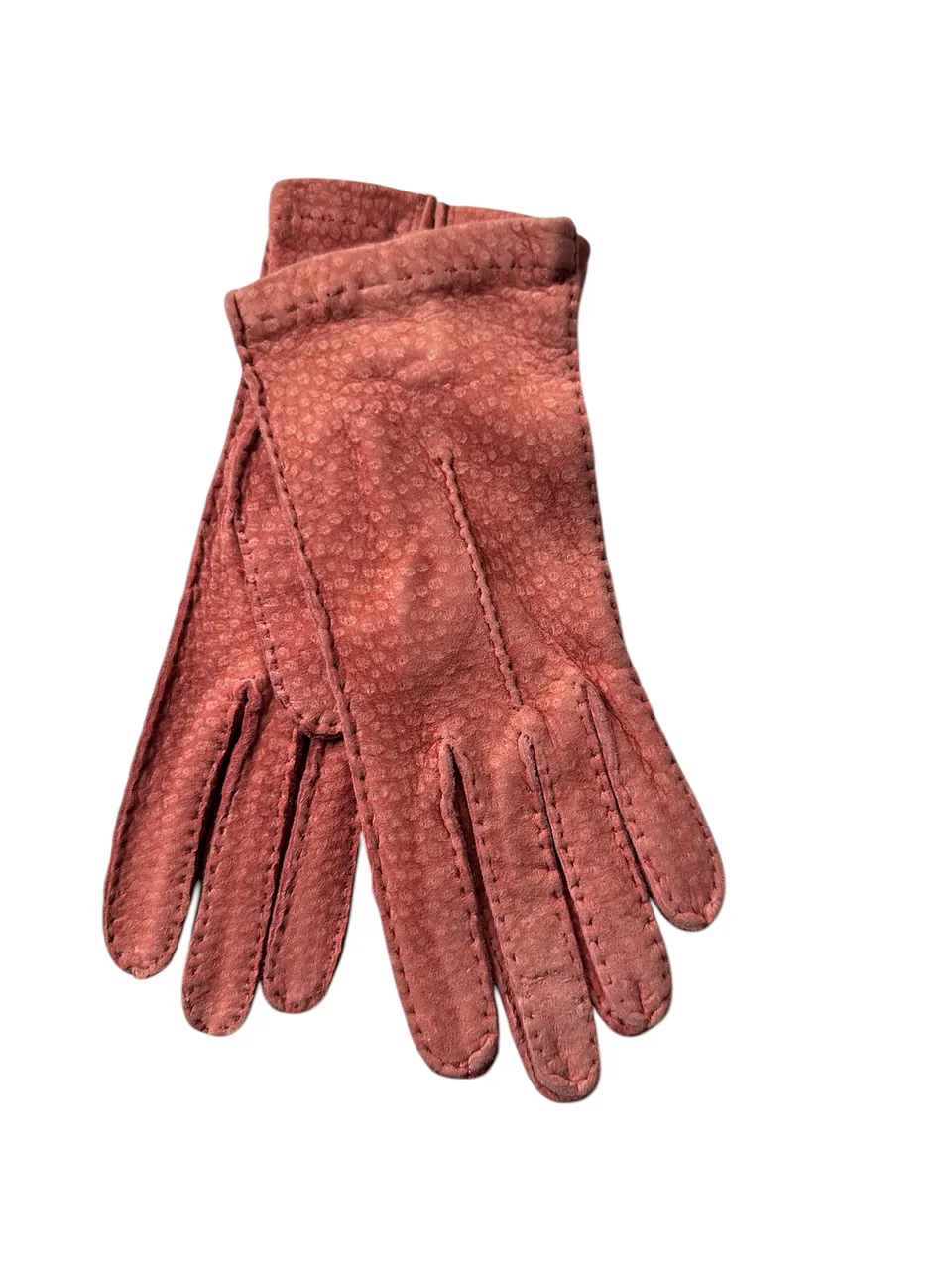 merola-gloves-guanto-in-pelle-di-carpincho-cucito-a-mano-sfoderato-melograno image 1